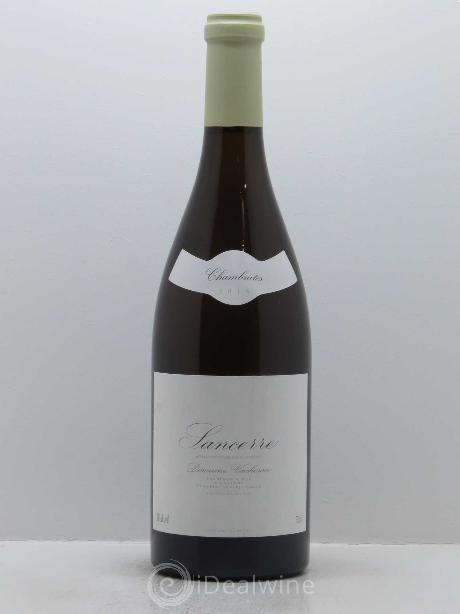 Sancerre Chambrates Domaine Vacheron et Fils 2015 - Lot de 1 bouteille - 0