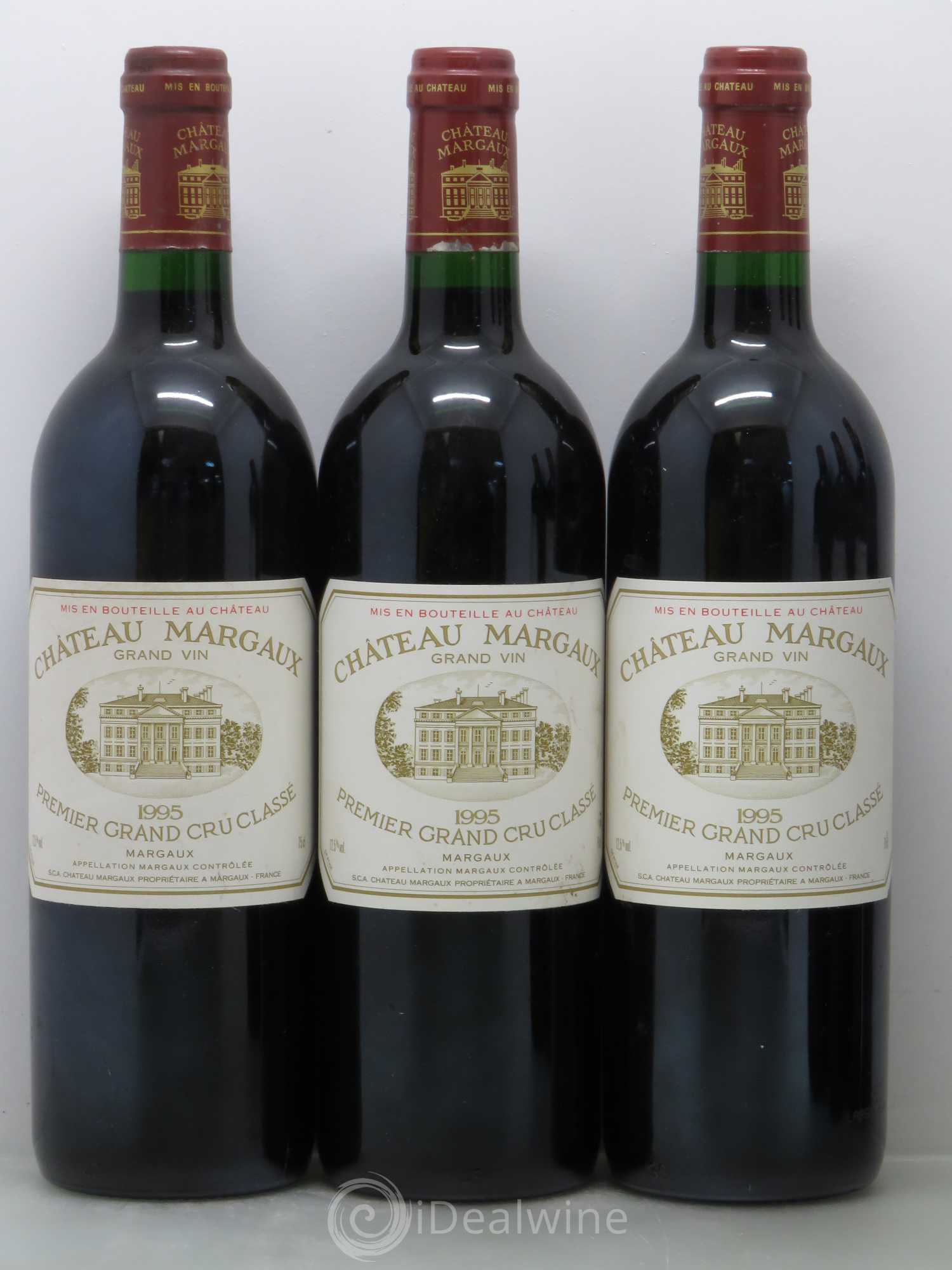 Château Margaux 1er Grand Cru Classé 1995 - Lot de 6 bouteilles - 1