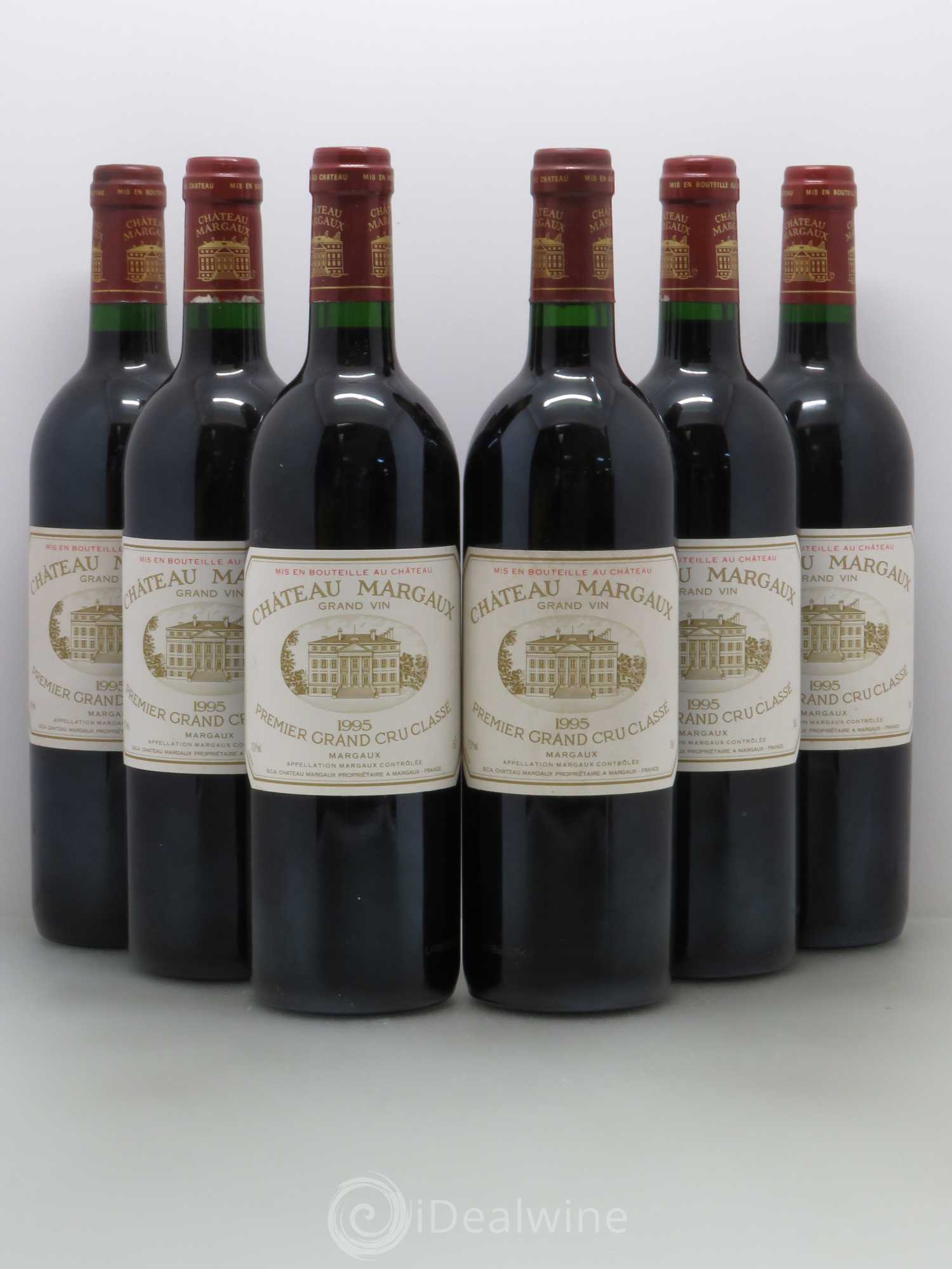 Château Margaux 1er Grand Cru Classé 1995 - Lot de 6 bouteilles - 0