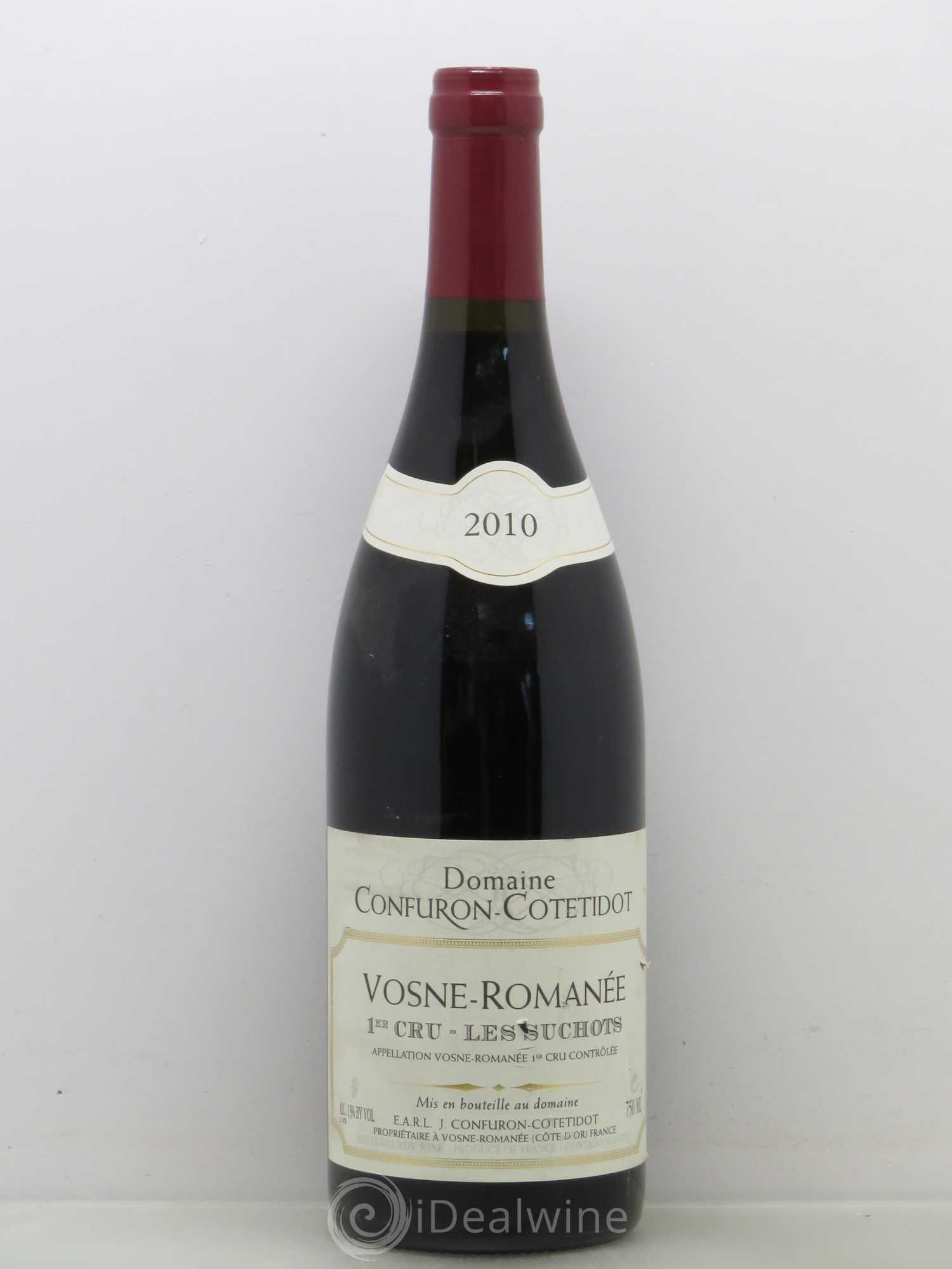 Vosne-Romanée 1er Cru Les Suchots Confuron-Cotetidot 2010 - Lot de 1 bouteille - 0
