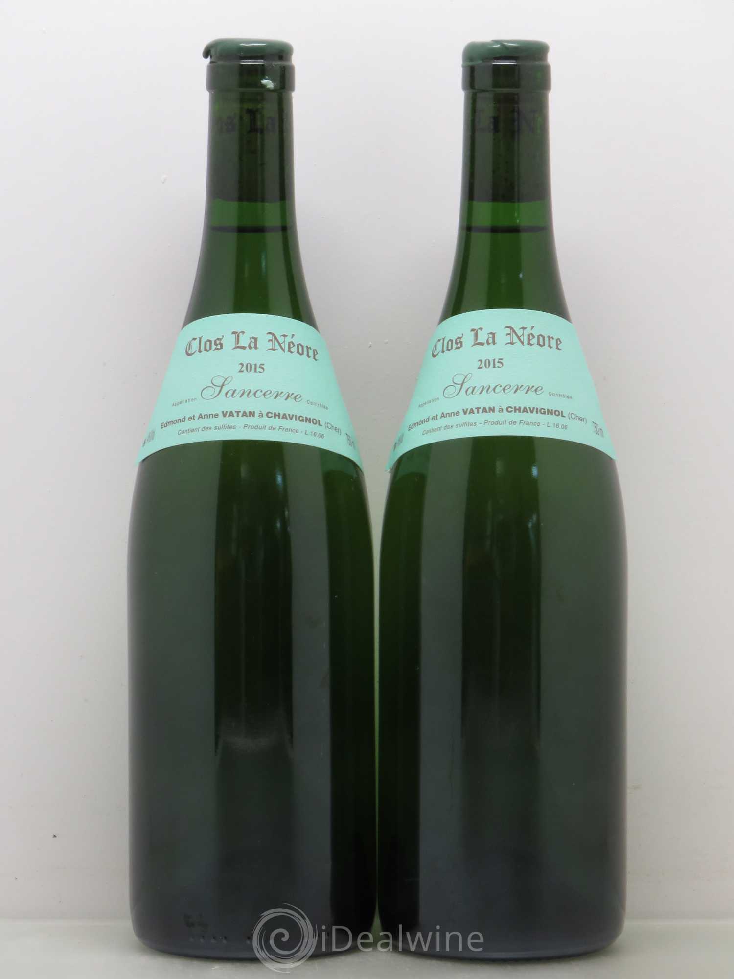 Sancerre Clos la Neore Edmond Vatan 2015 - Lot de 2 bouteilles - 0
