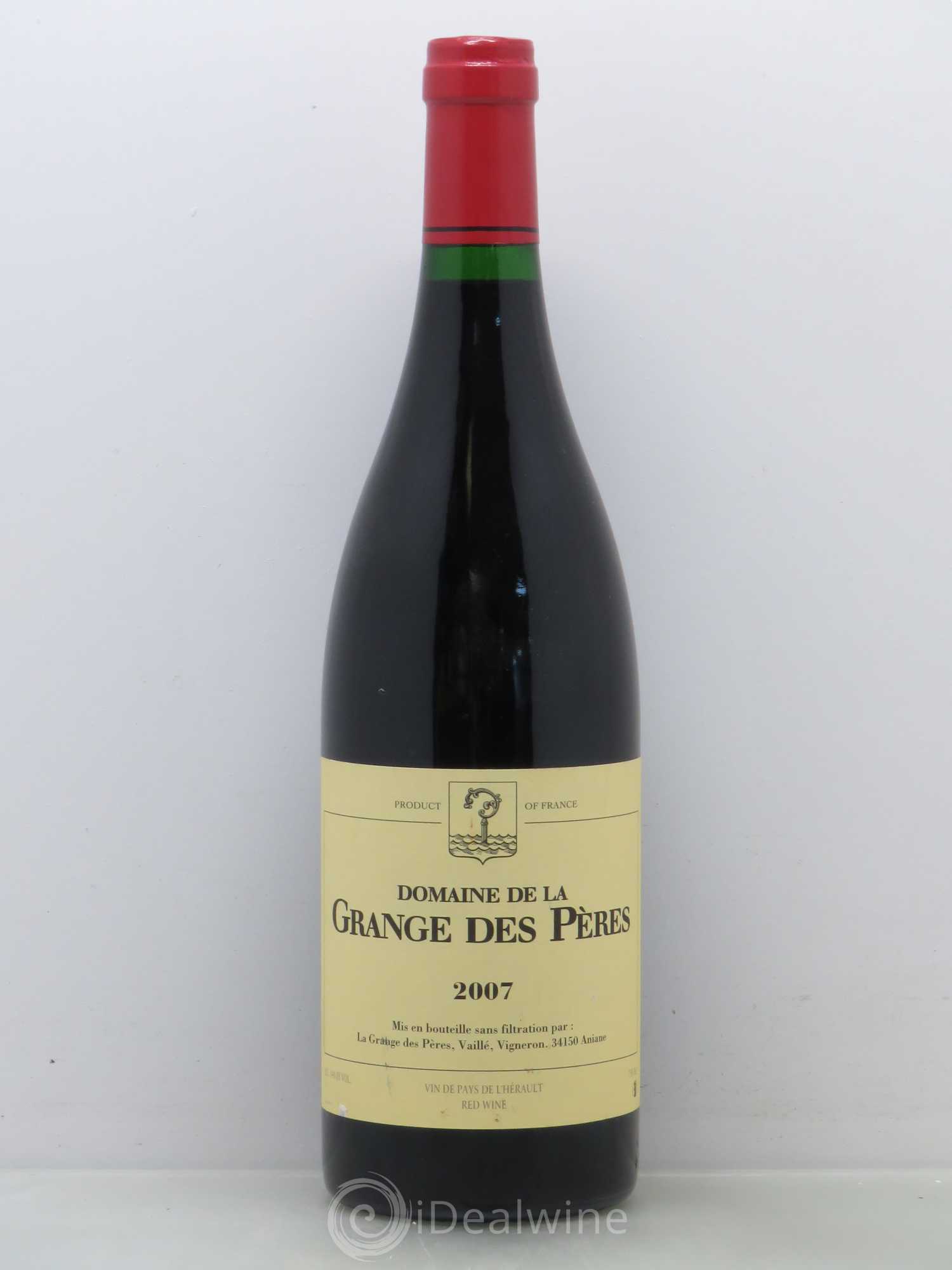 Pays d'Hérault Grange des Pères Laurent Vaillé 2007 - Lot de 1 bouteille - 0