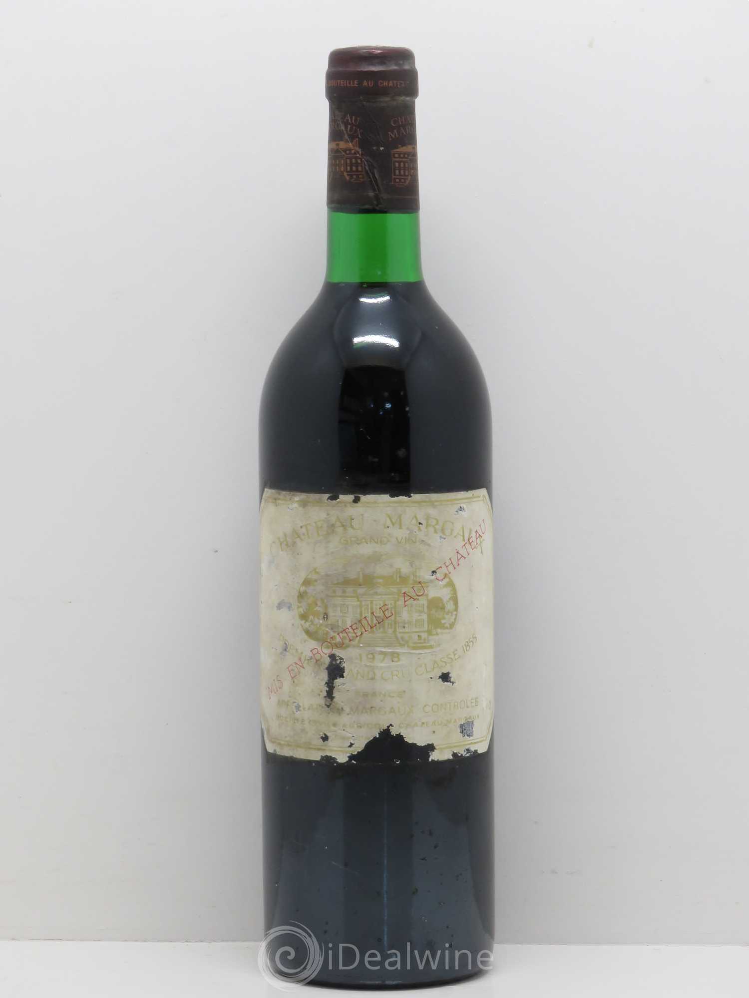 Château Margaux 1er Grand Cru Classé 1978 - Lot de 1 bouteille - 0