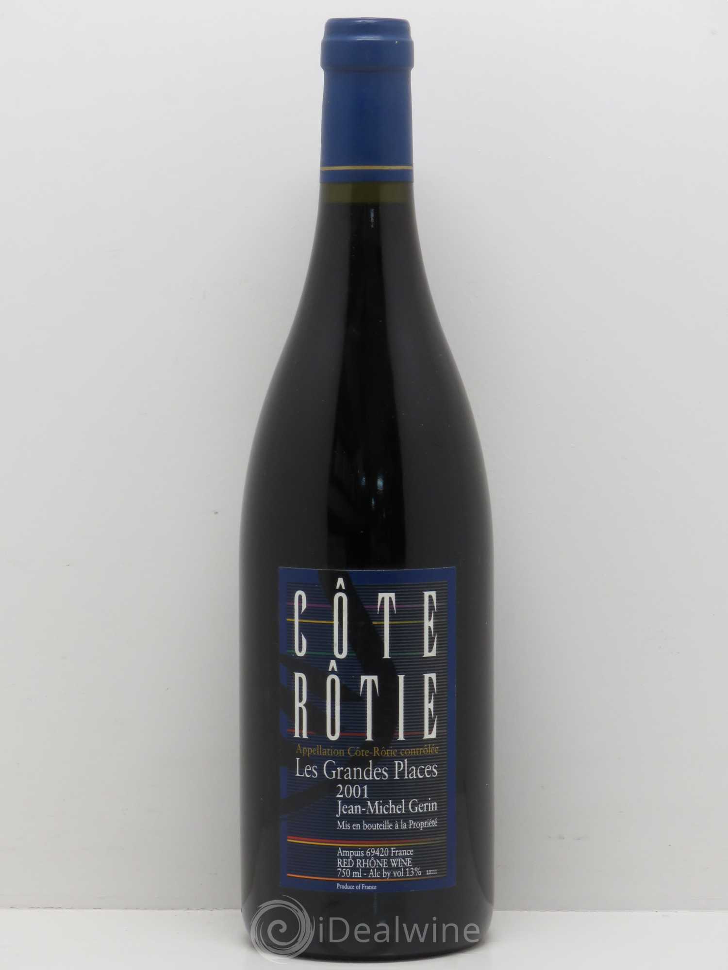 Côte-Rôtie Les Grandes Places Jean-Michel Gerin 2001 - Lot de 1 bouteille - 0