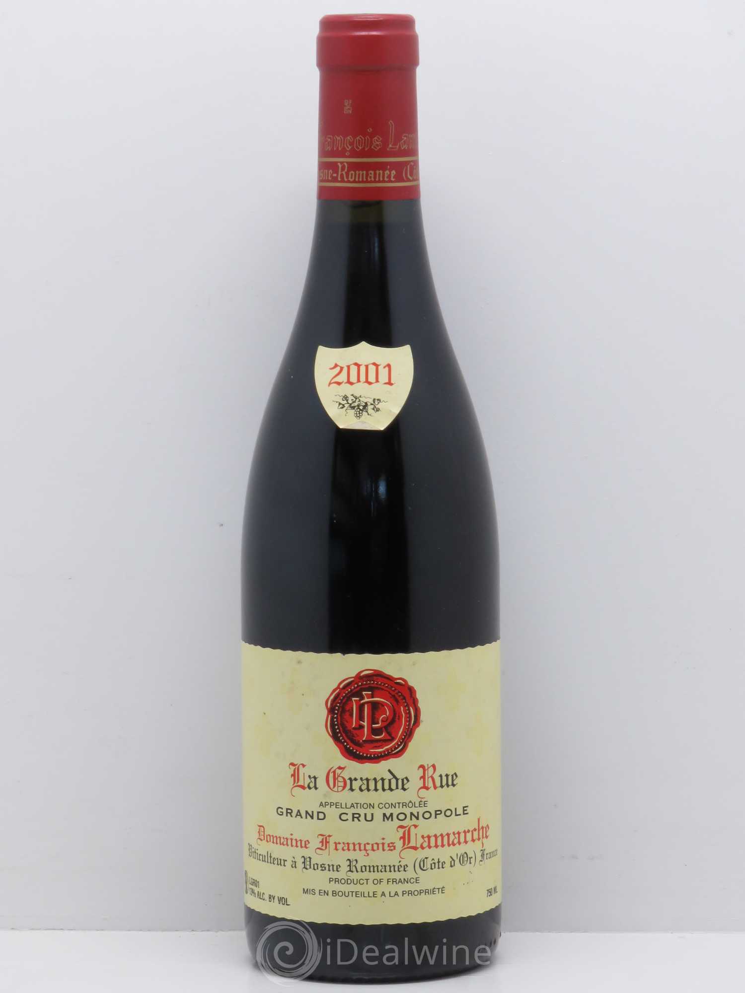 La Grande Rue Grand Cru Lamarche (Domaine) 2001 - Lot de 1 bouteille - 0