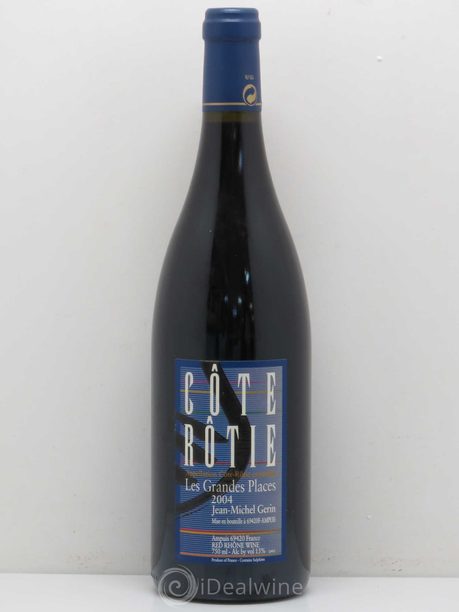 Côte-Rôtie Les Grandes Places Jean-Michel Gerin 2004 - Lot de 1 bouteille - 0