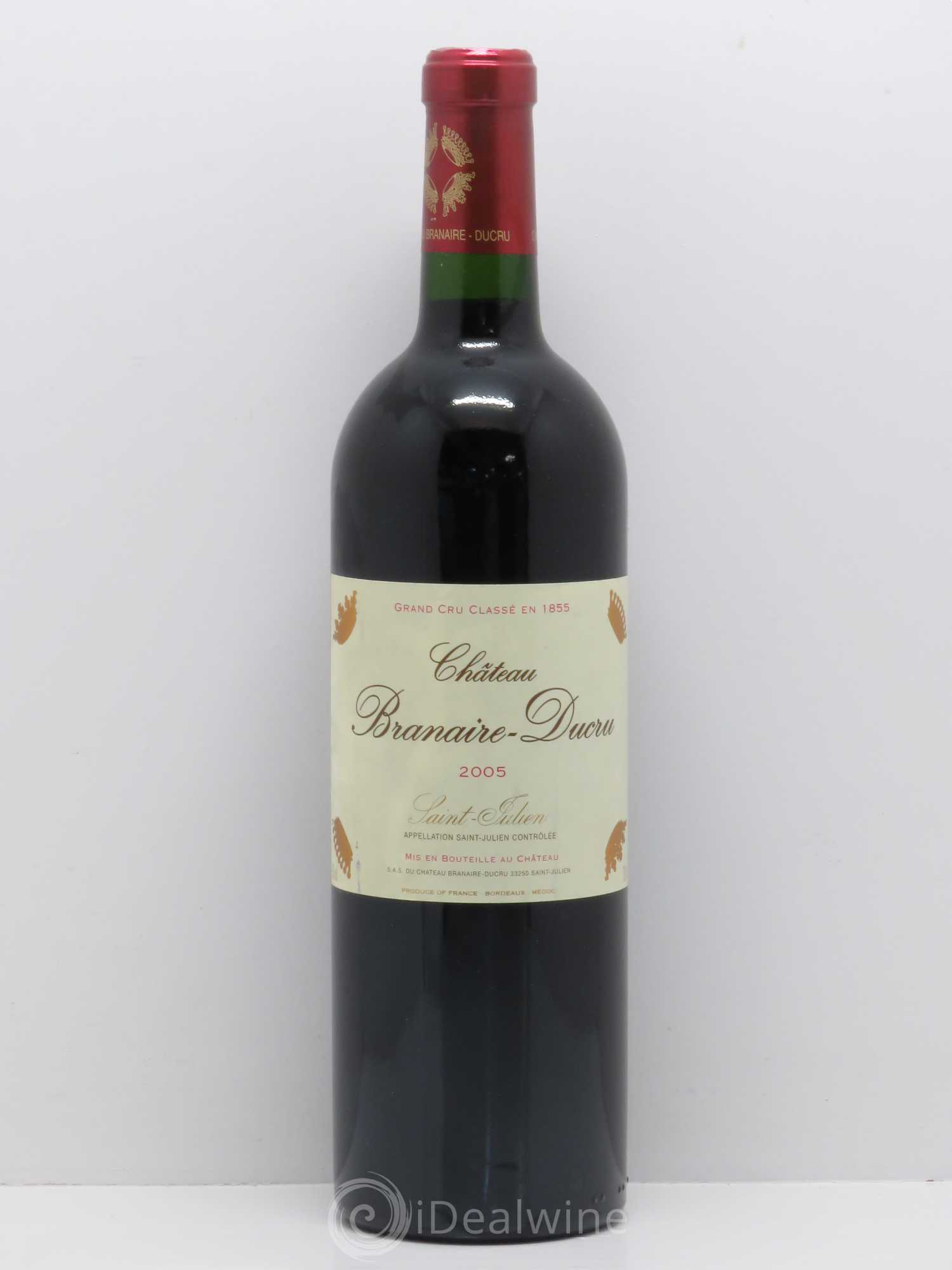 Château Branaire Ducru 4ème Grand Cru Classé 2005 - Lot de 1 bouteille - 0