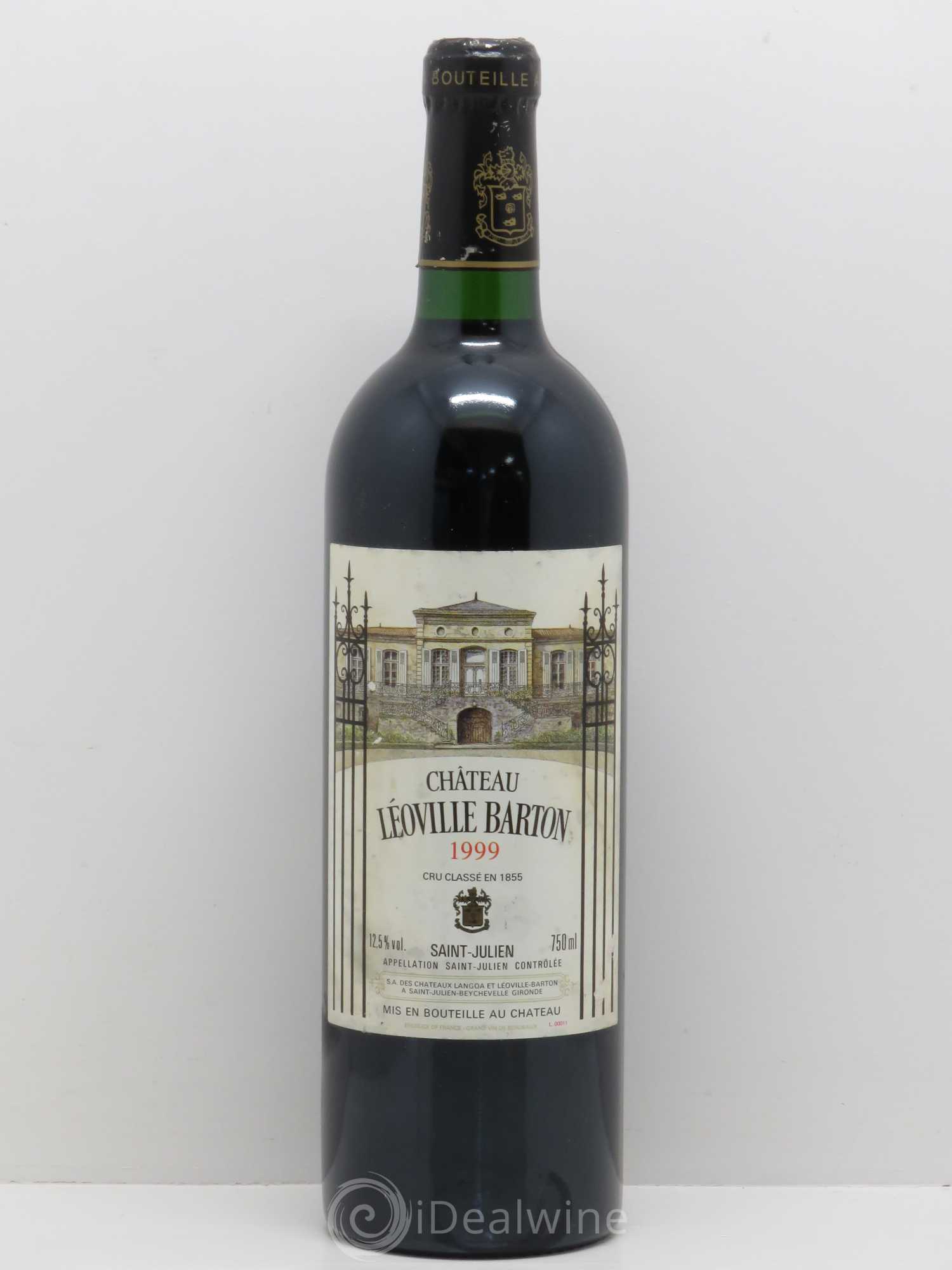 Château Léoville Barton 2ème Grand Cru Classé 1999 - Lot de 1 bouteille - 0