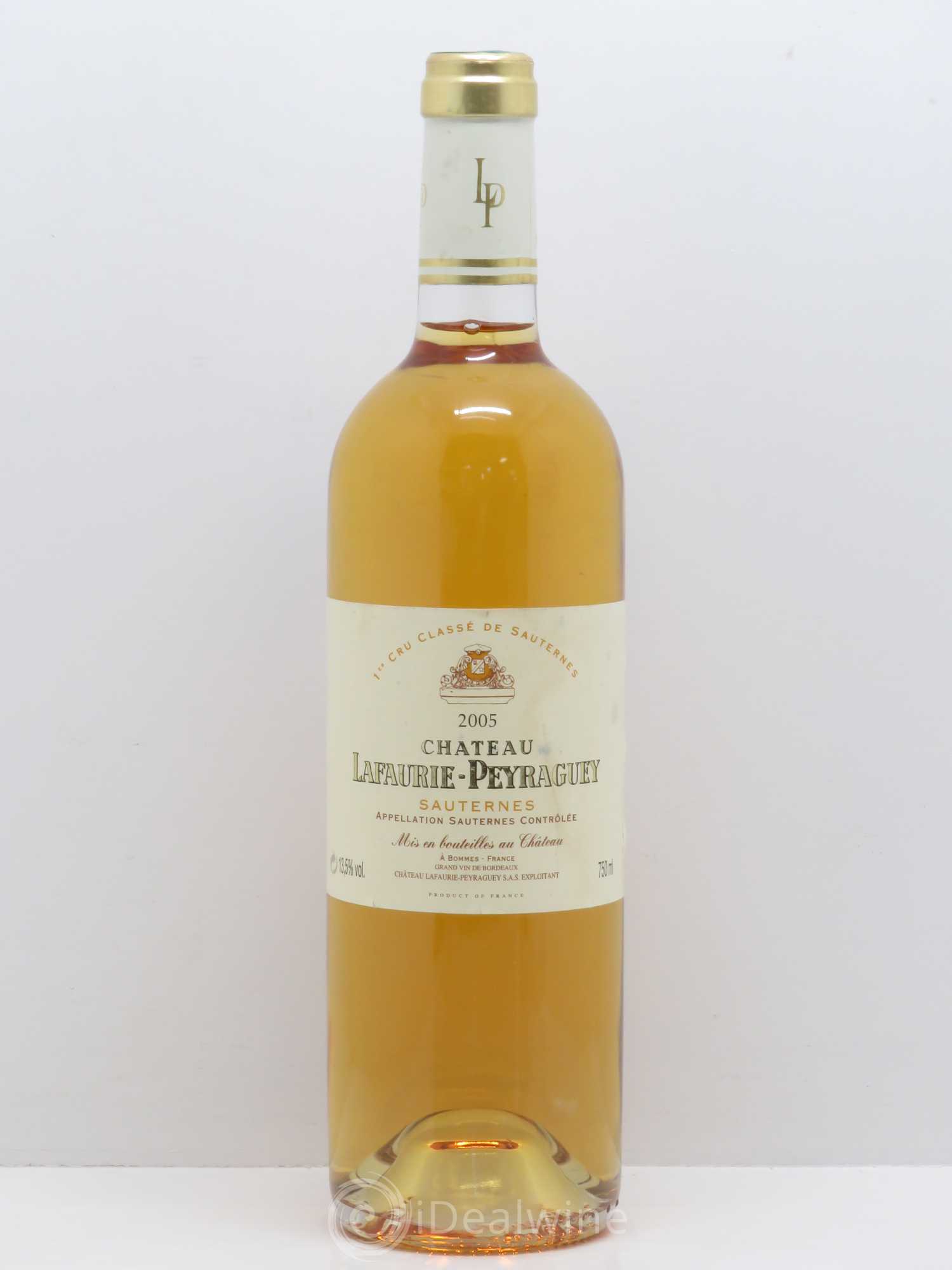 Château Lafaurie-Peyraguey 1er Grand Cru Classé 2005 - Lotto di 1 bottiglia - 0