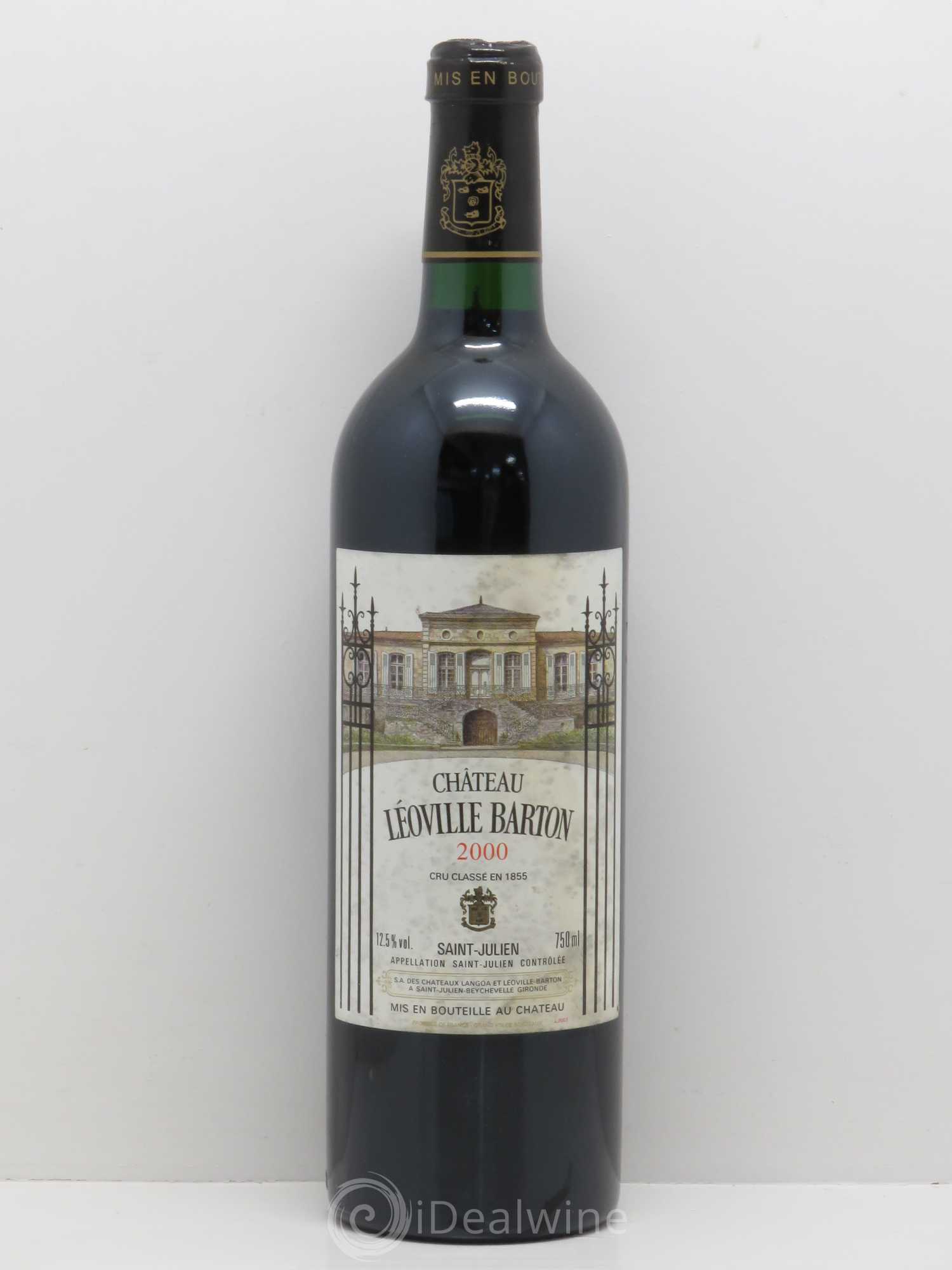 Château Léoville Barton 2ème Grand Cru Classé 2000 - Lot de 1 bouteille - 0