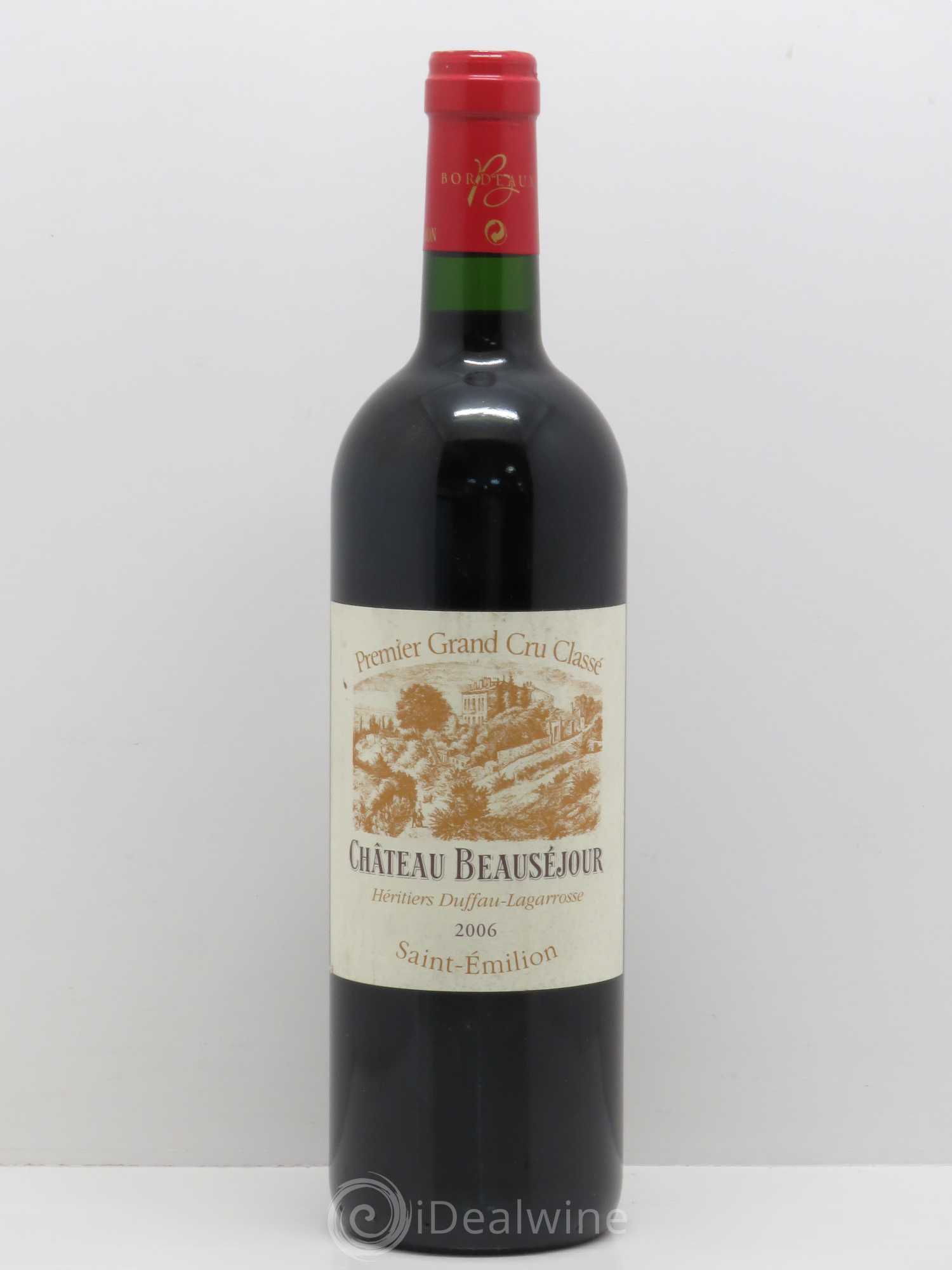 Château Beauséjour (Duffau-Lagarrosse) 1er Grand Cru Classé B 2006 - Lot de 1 bouteille - 0