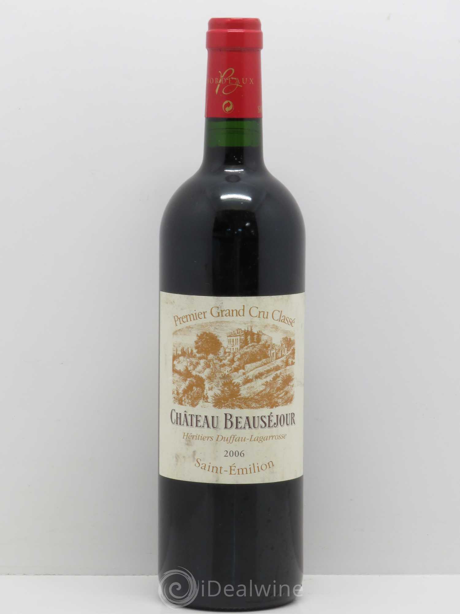 Château Beauséjour (Duffau-Lagarrosse) 1er Grand Cru Classé B 2006 - Lot de 1 bouteille - 0