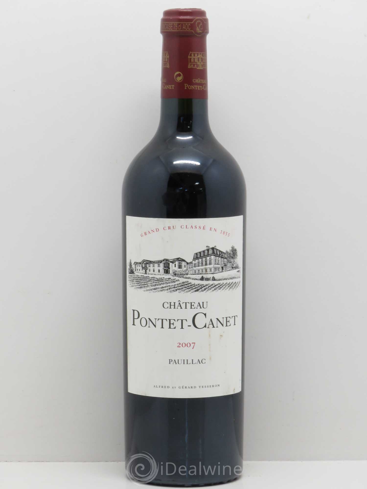 Château Pontet Canet 5ème Grand Cru Classé 2007 - Lot de 1 bouteille - 0