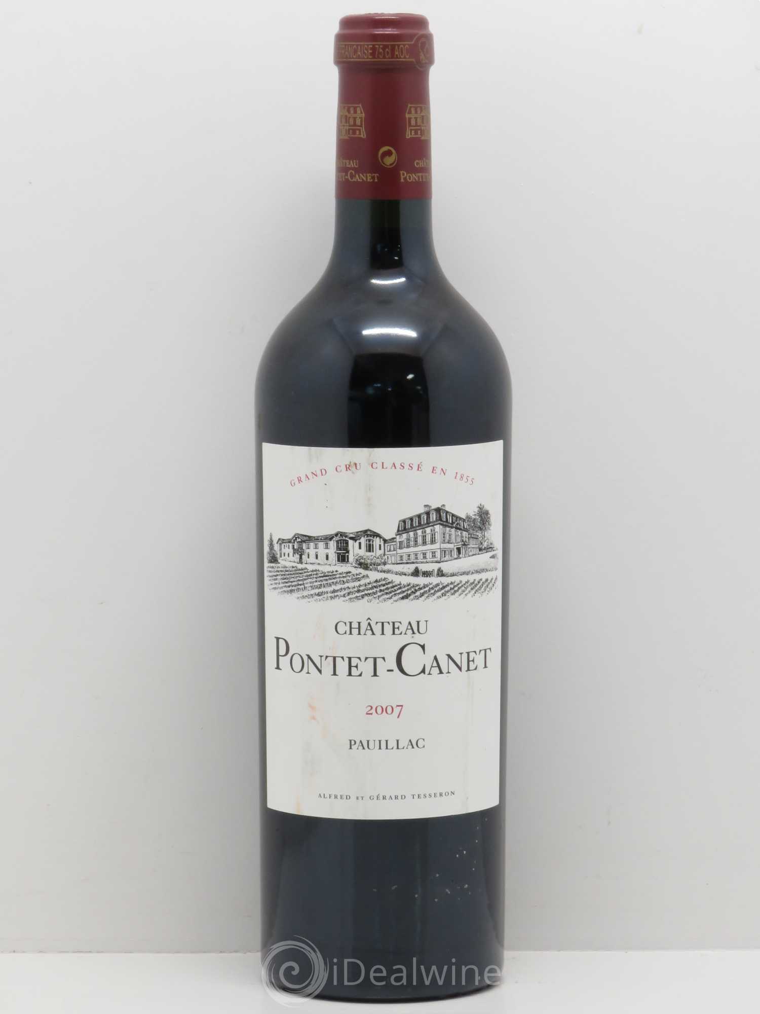 Château Pontet Canet 5ème Grand Cru Classé 2007 - Lot de 1 bouteille - 0