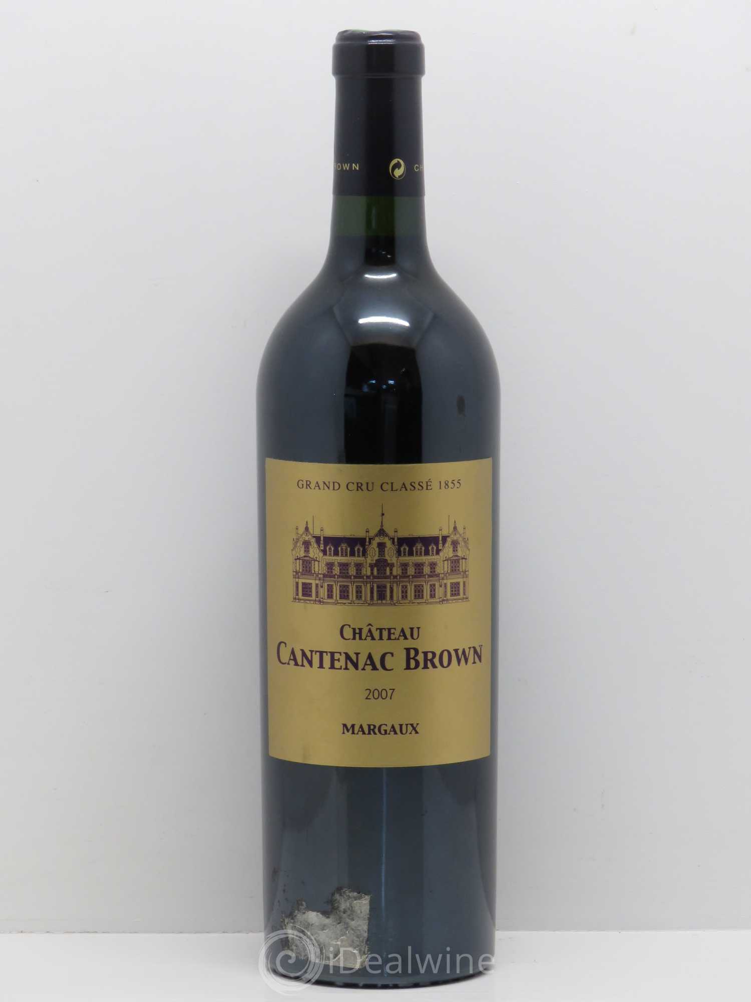 Château Cantenac Brown 3ème Grand Cru Classé 2007 - Lot de 1 bouteille - 0