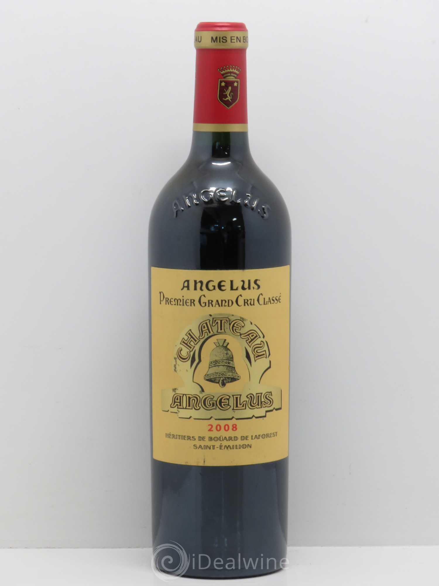 Château Angélus 1er Grand Cru Classé A 2008 - Lot de 1 bouteille - 0