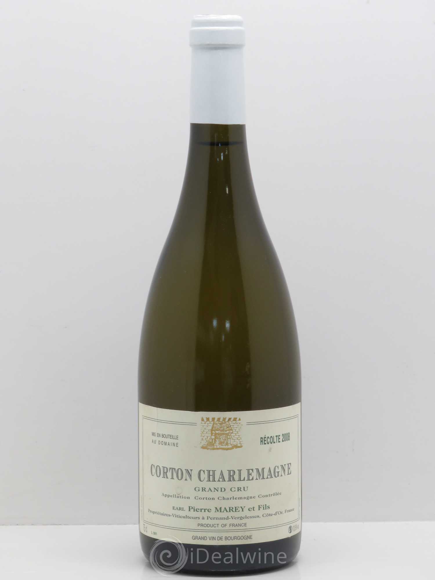Corton-Charlemagne Grand Cru Marey 2008 - Posten von 1 Flasche - 0