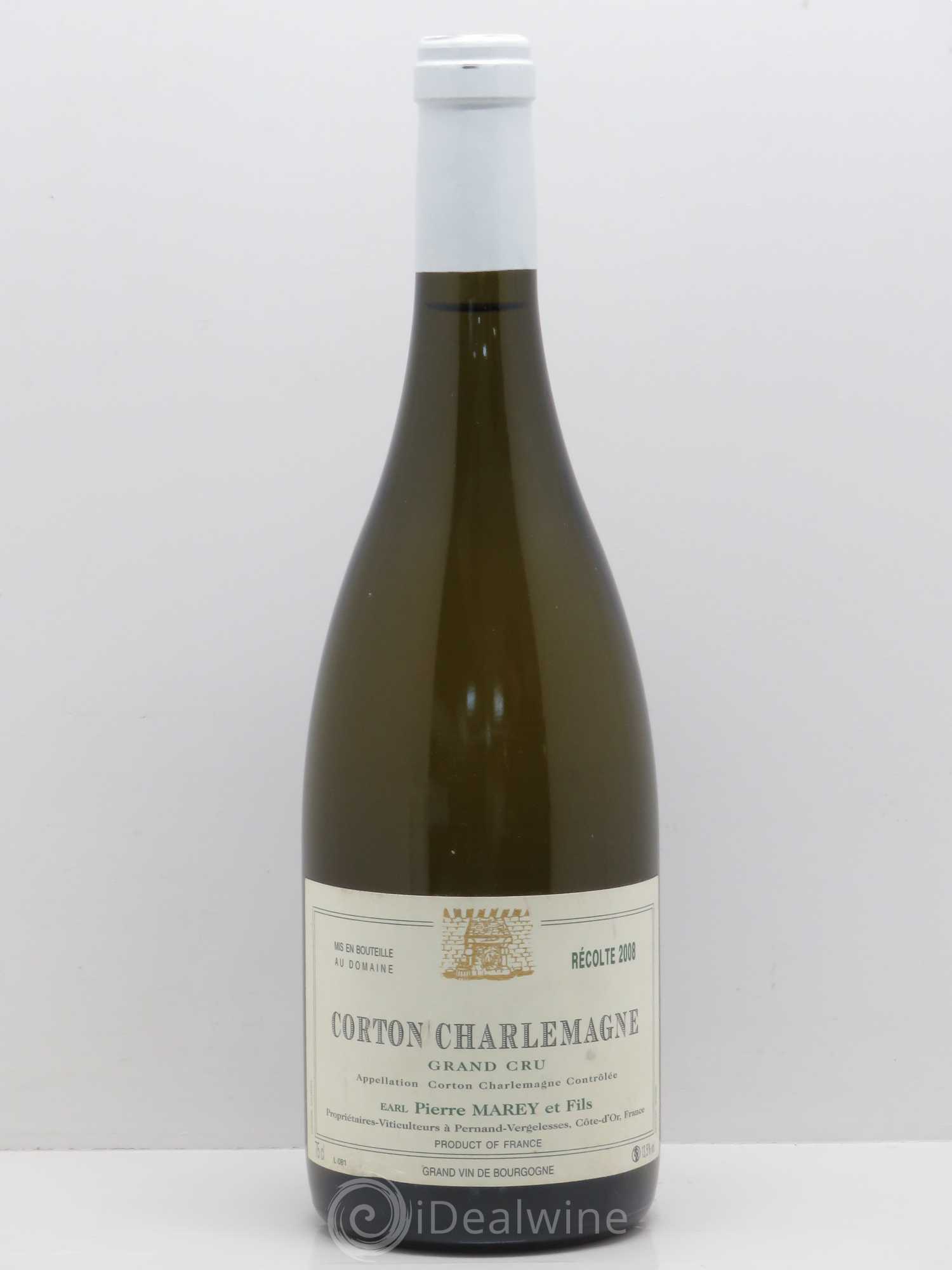 Corton-Charlemagne Grand Cru Marey 2008 - Lot de 1 bouteille - 0