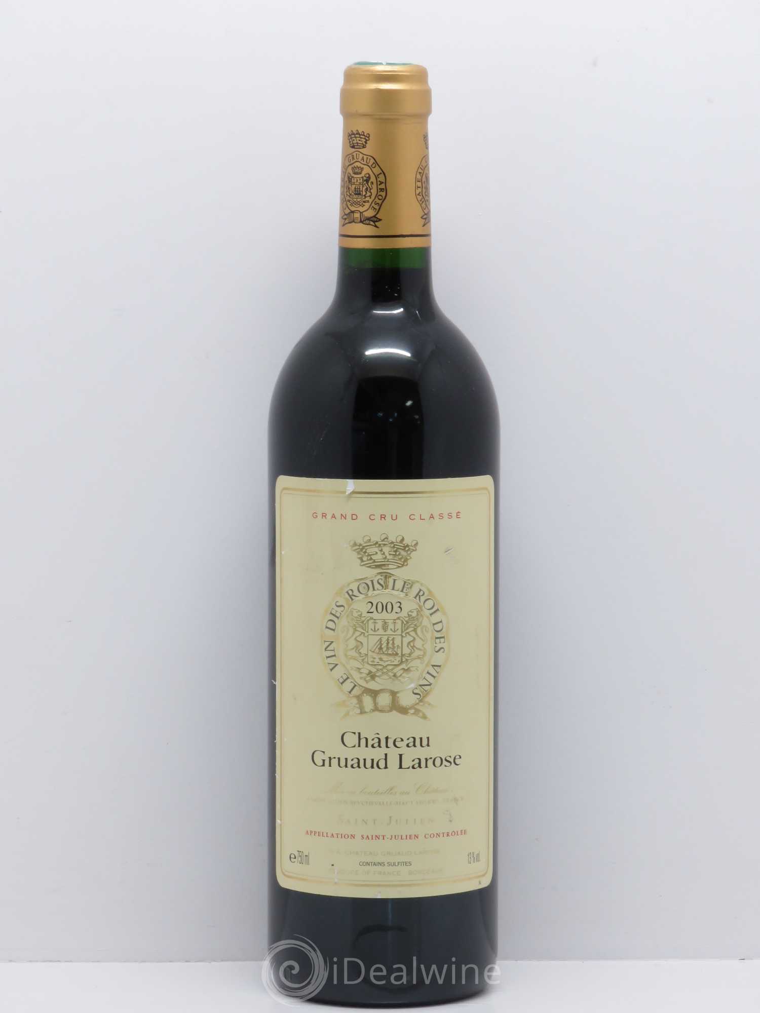 Château Gruaud Larose 2ème Grand Cru Classé 2003 - Lot de 1 bouteille - 0