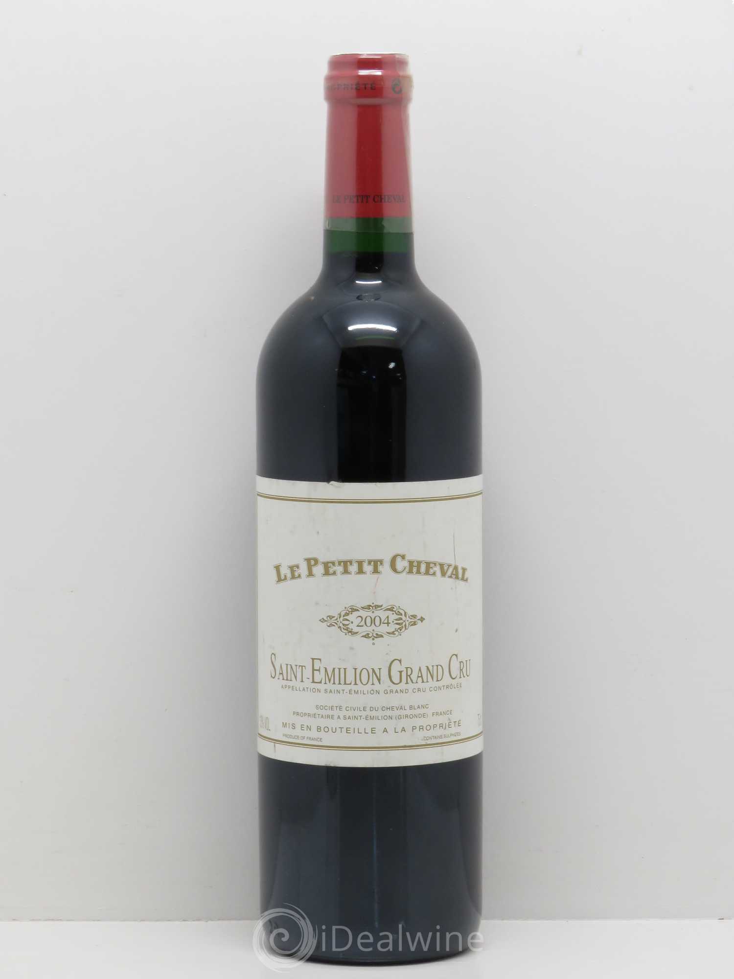 Le Petit Cheval Second Vin 2004 - Lot de 1 bouteille - 0