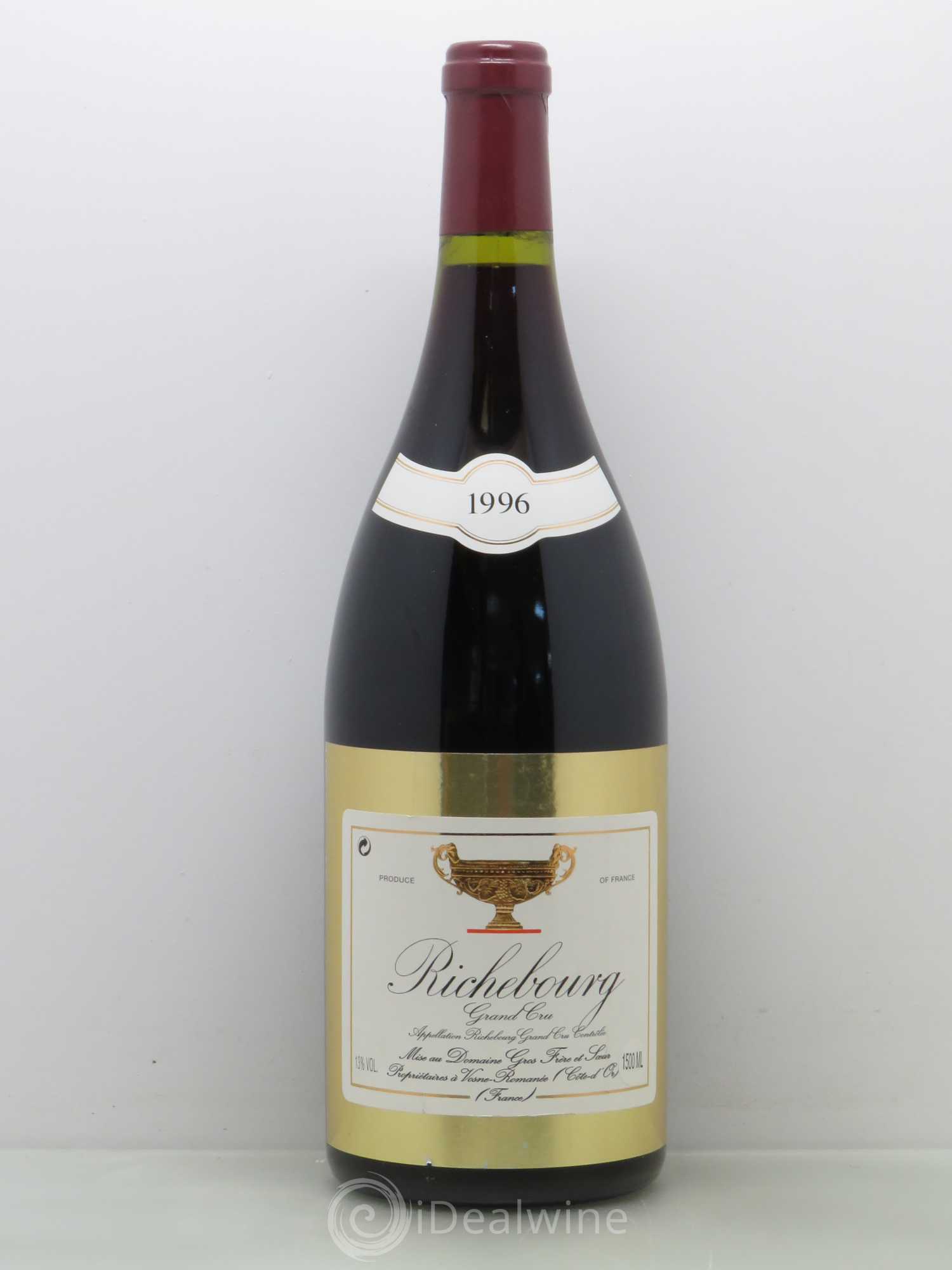Richebourg Grand Cru Gros Frère & Soeur 1996 - Lot de 1 magnum - 0
