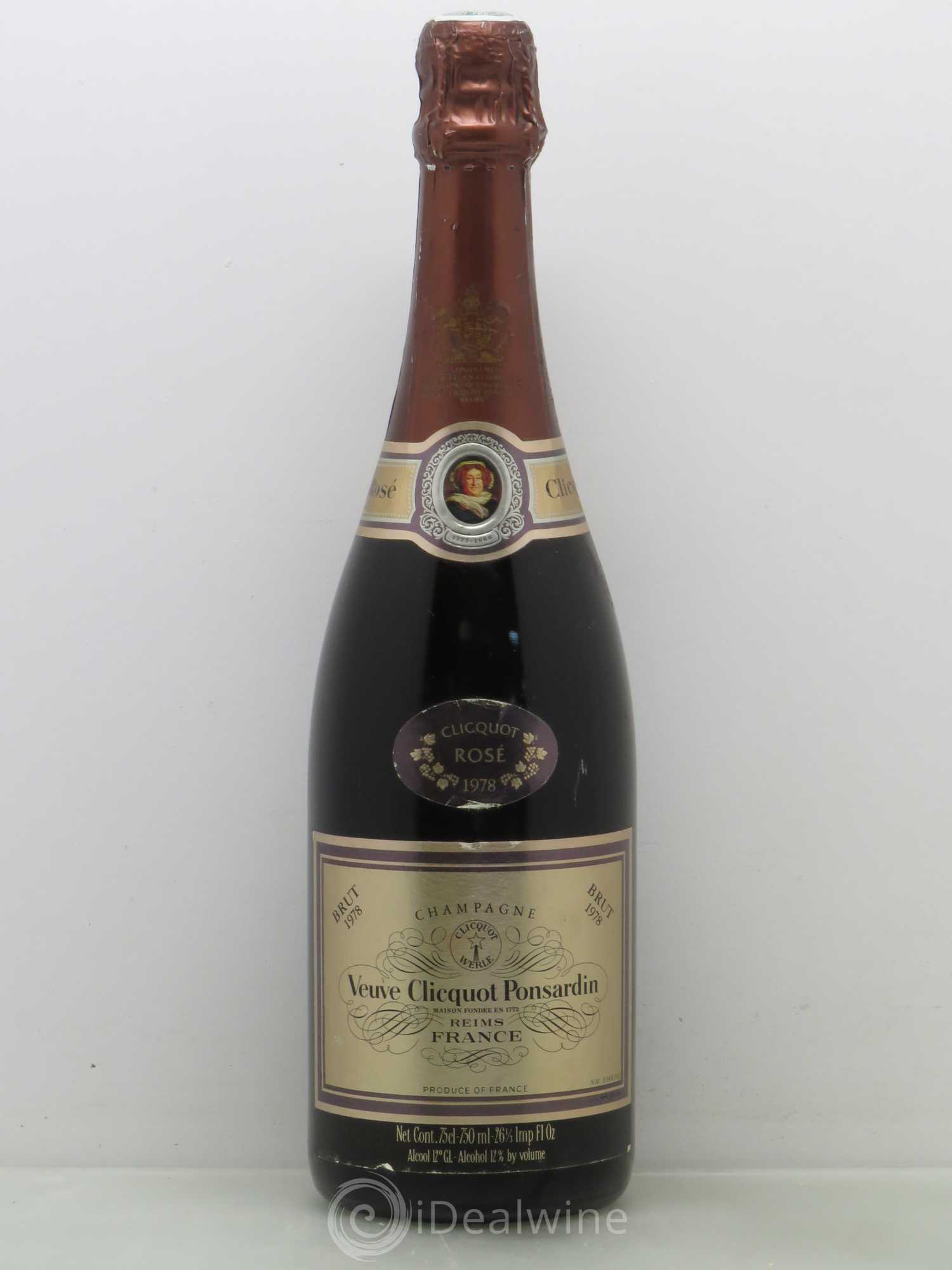 Vintage Veuve Clicquot 1978 - Lot de 1 bouteille - 0