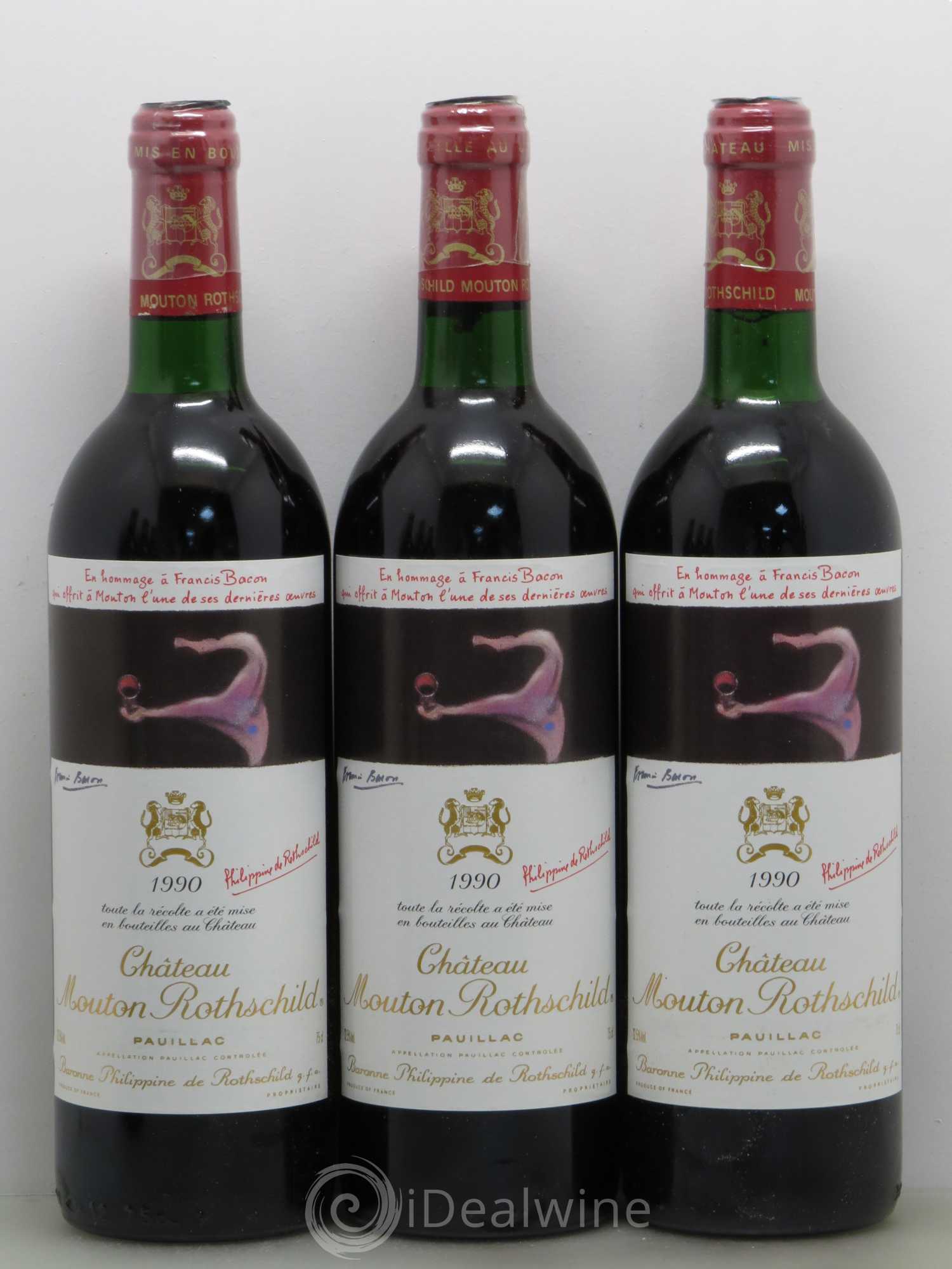 Château Mouton Rothschild 1er Grand Cru Classé 1990 - Lot de 12 bouteilles - 5