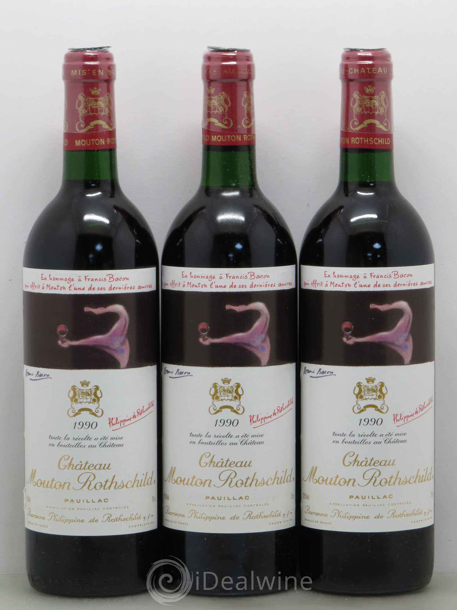Château Mouton Rothschild 1er Grand Cru Classé 1990 - Lot de 12 bouteilles - 7
