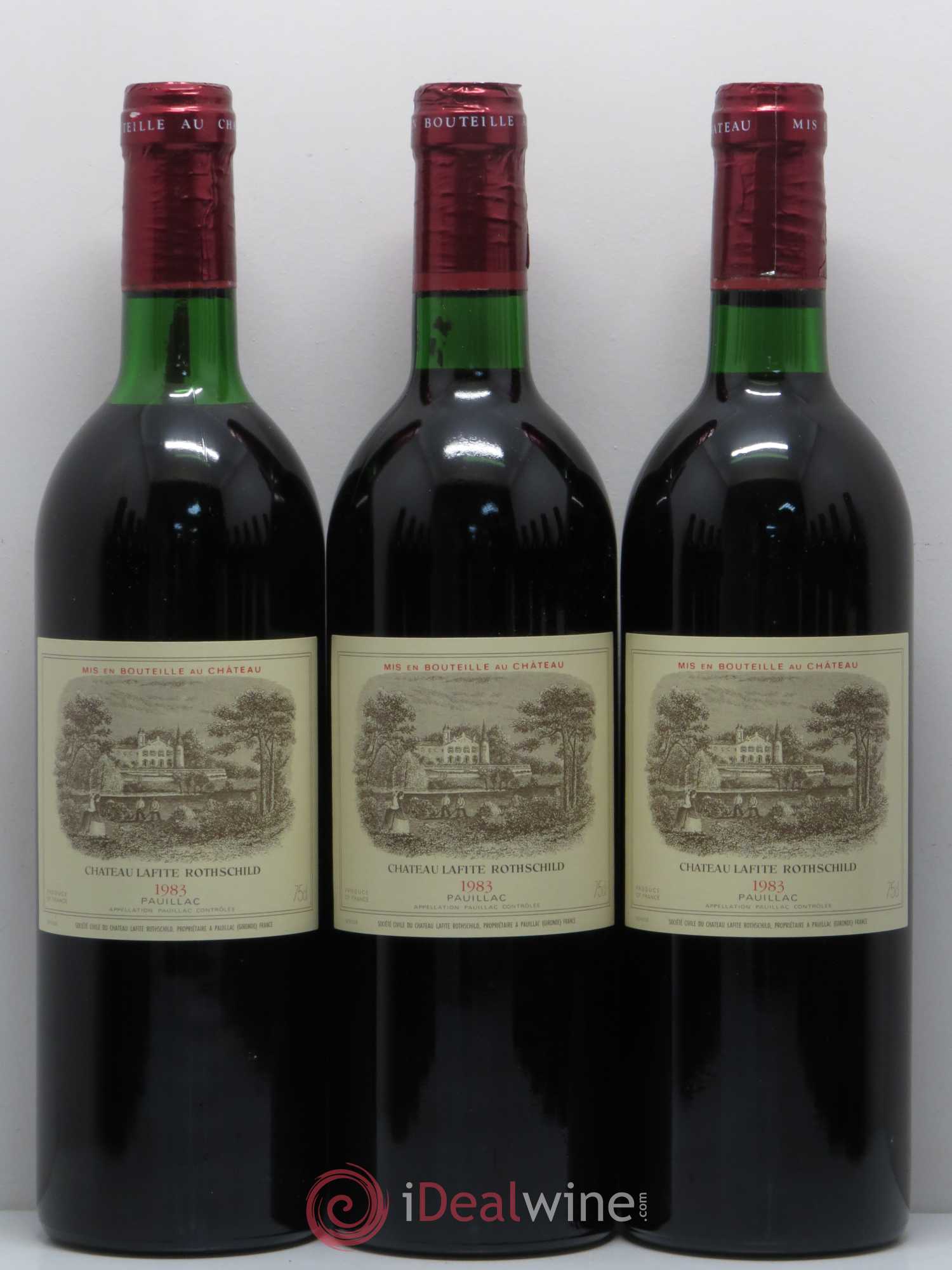 Château Lafite Rothschild 1er Grand Cru Classé 1983 - Lot de 12 bouteilles - 1