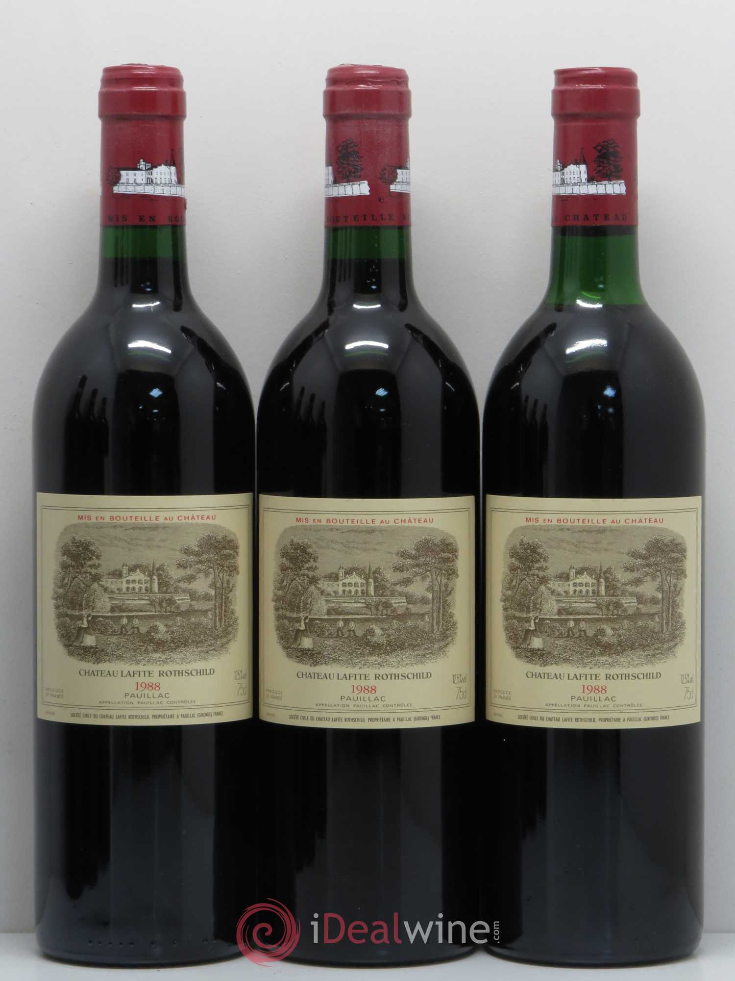 Château Lafite Rothschild 1er Grand Cru Classé 1988 - Lot de 12 bouteilles - 3