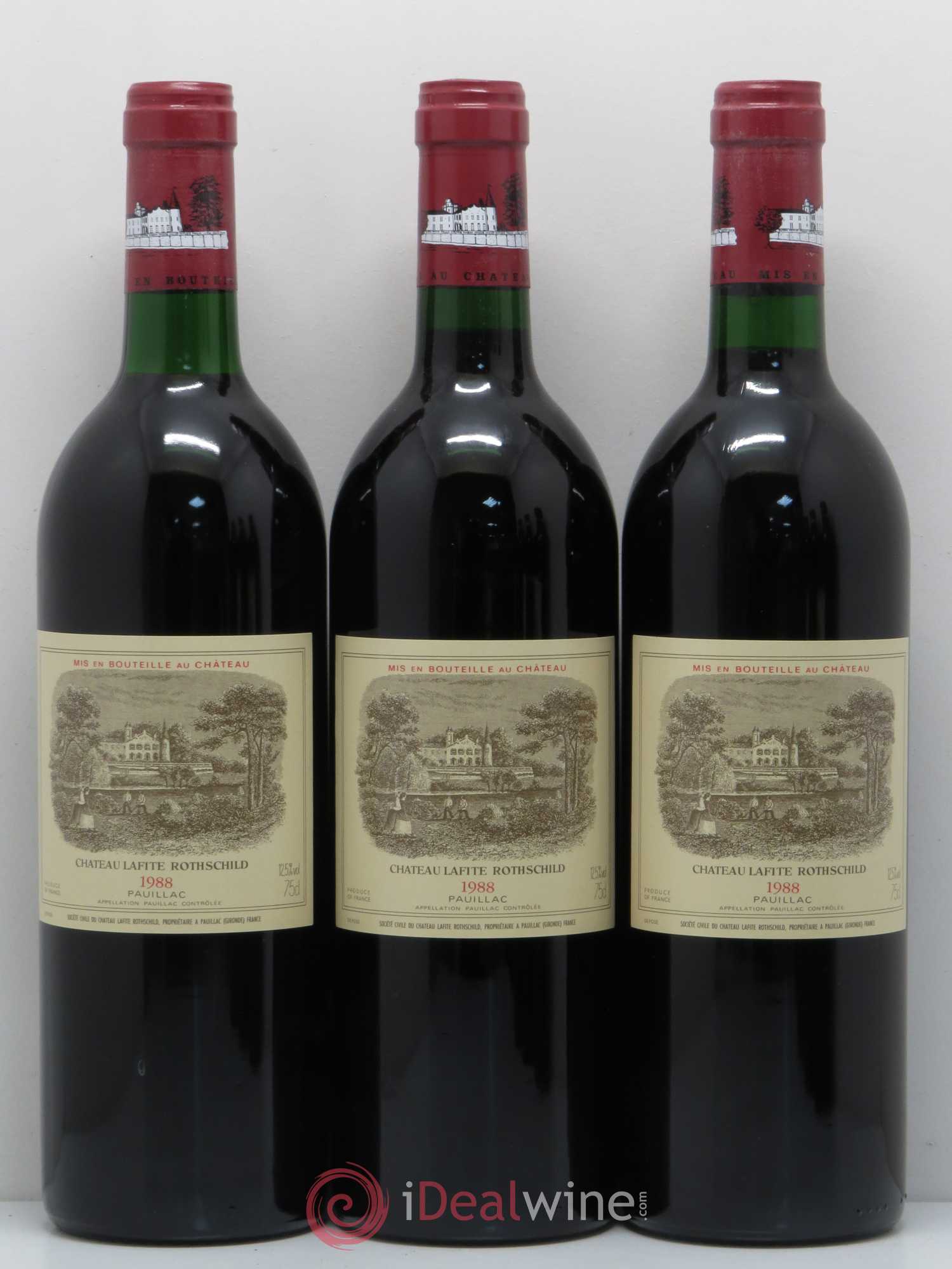 Château Lafite Rothschild 1er Grand Cru Classé 1988 - Lot de 12 bouteilles - 4