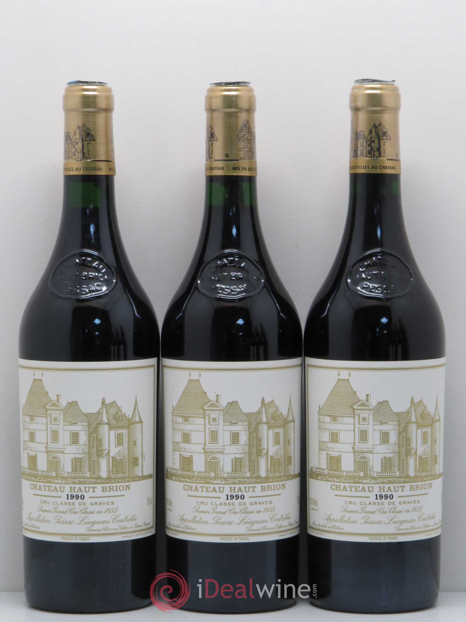 Château Haut Brion 1er Grand Cru Classé 1990 - Lot de 6 bouteilles - 1