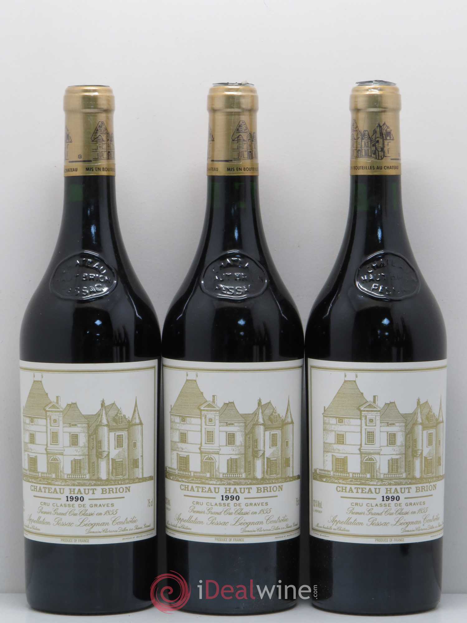 Château Haut Brion 1er Grand Cru Classé 1990 - Lot de 6 bouteilles - 2