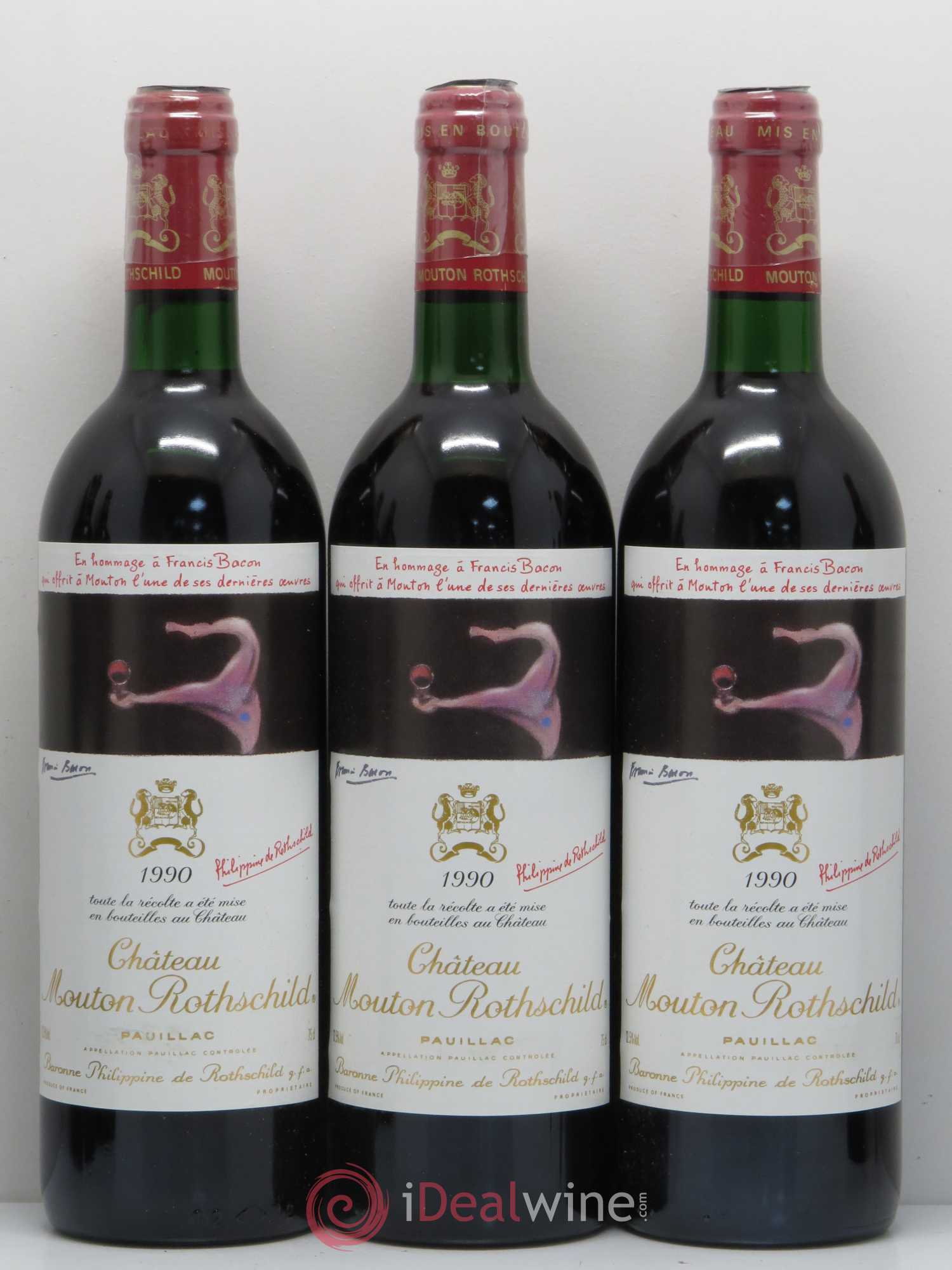 Château Mouton Rothschild 1er Grand Cru Classé 1990 - Lot de 12 bouteilles - 5