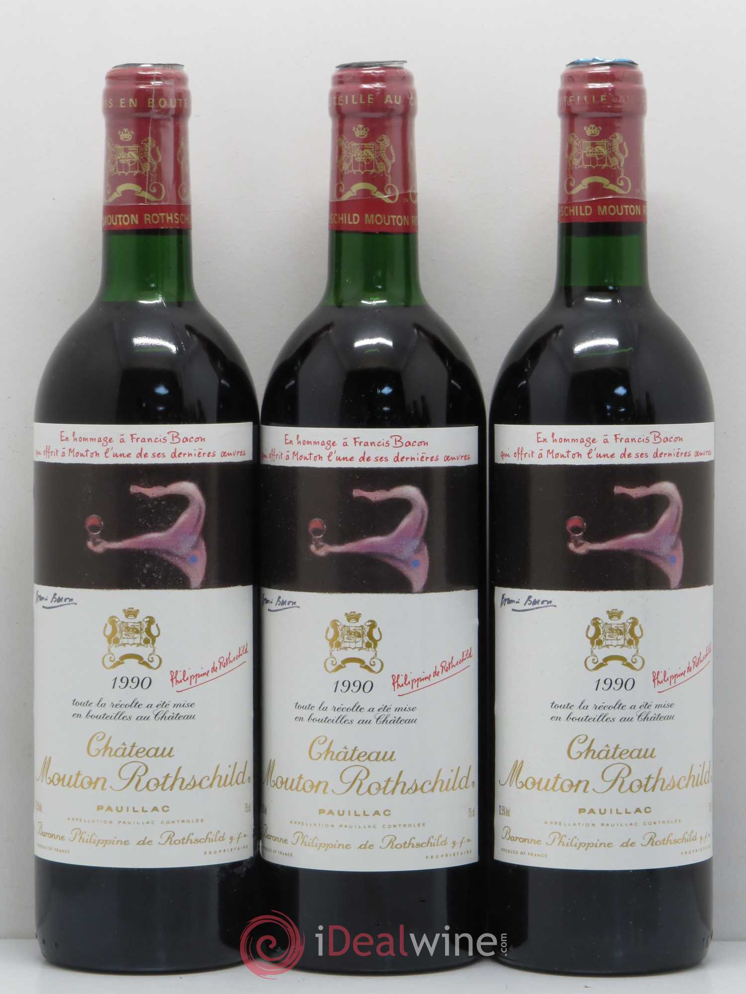 Château Mouton Rothschild 1er Grand Cru Classé 1990 - Lot de 12 bouteilles - 7