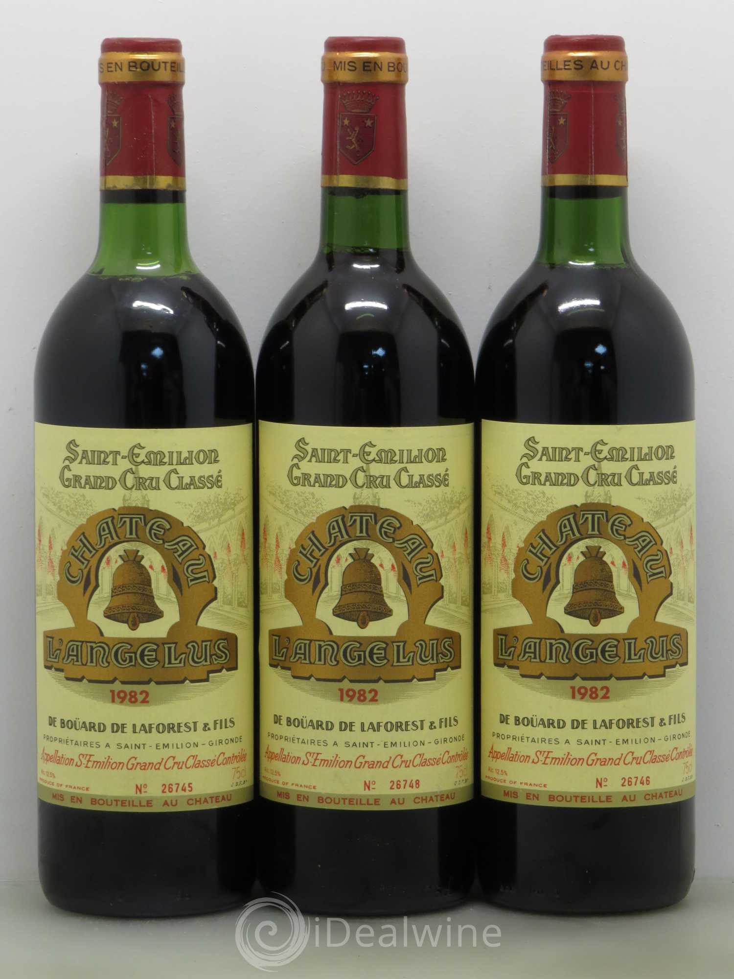 Château Angélus 1er Grand Cru Classé A 1982 - Lot de 12 bouteilles - 4