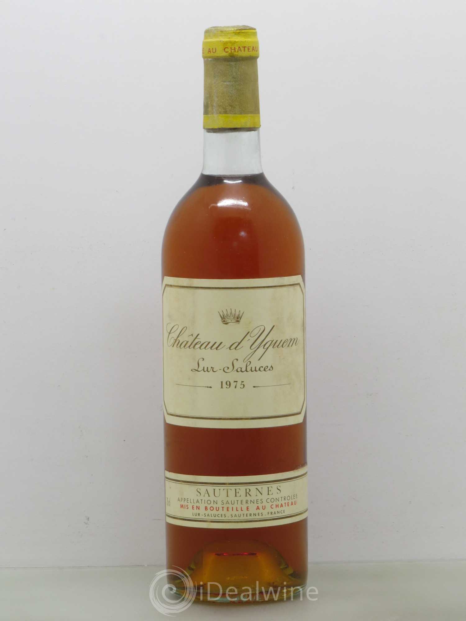Château d' Yquem 1er Cru Classé Supérieur 1975 - Lotto di 1 bottiglia - 0