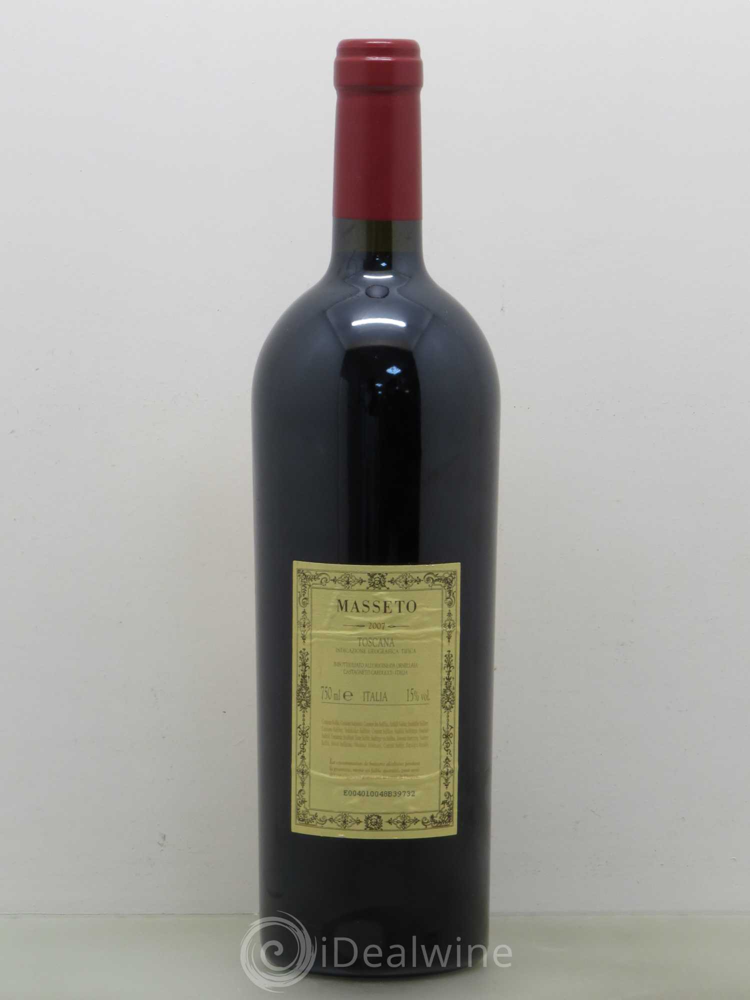 Toscana IGT Tenuta Dell'Ornellaia Masseto Frescobaldi 2007 - Lot de 1 bouteille - 1
