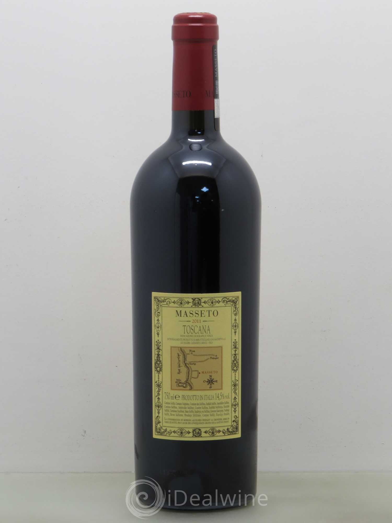 Toscana IGT Tenuta Dell'Ornellaia Masseto Frescobaldi 2011 - Lot de 1 bouteille - 1
