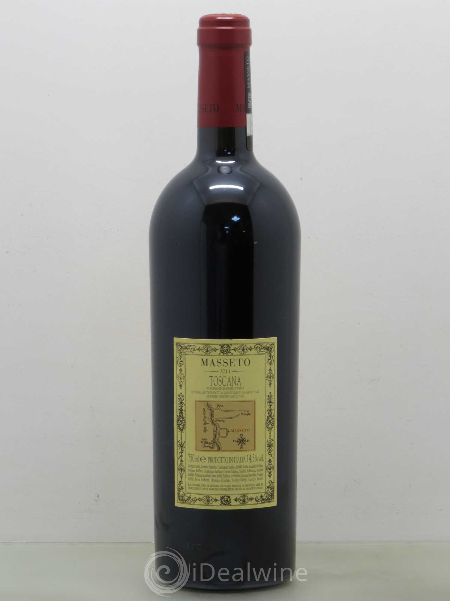 Toscana IGT Tenuta Dell'Ornellaia Masseto Frescobaldi 2011 - Lot de 1 bouteille - 1