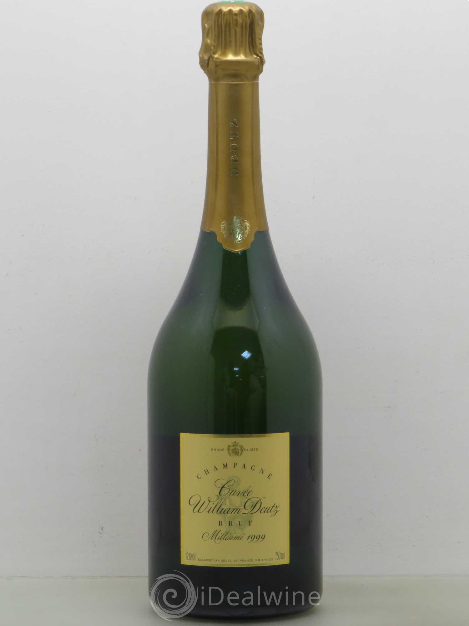 Cuvée William Deutz Deutz 1999 - Lot de 1 bouteille - 0