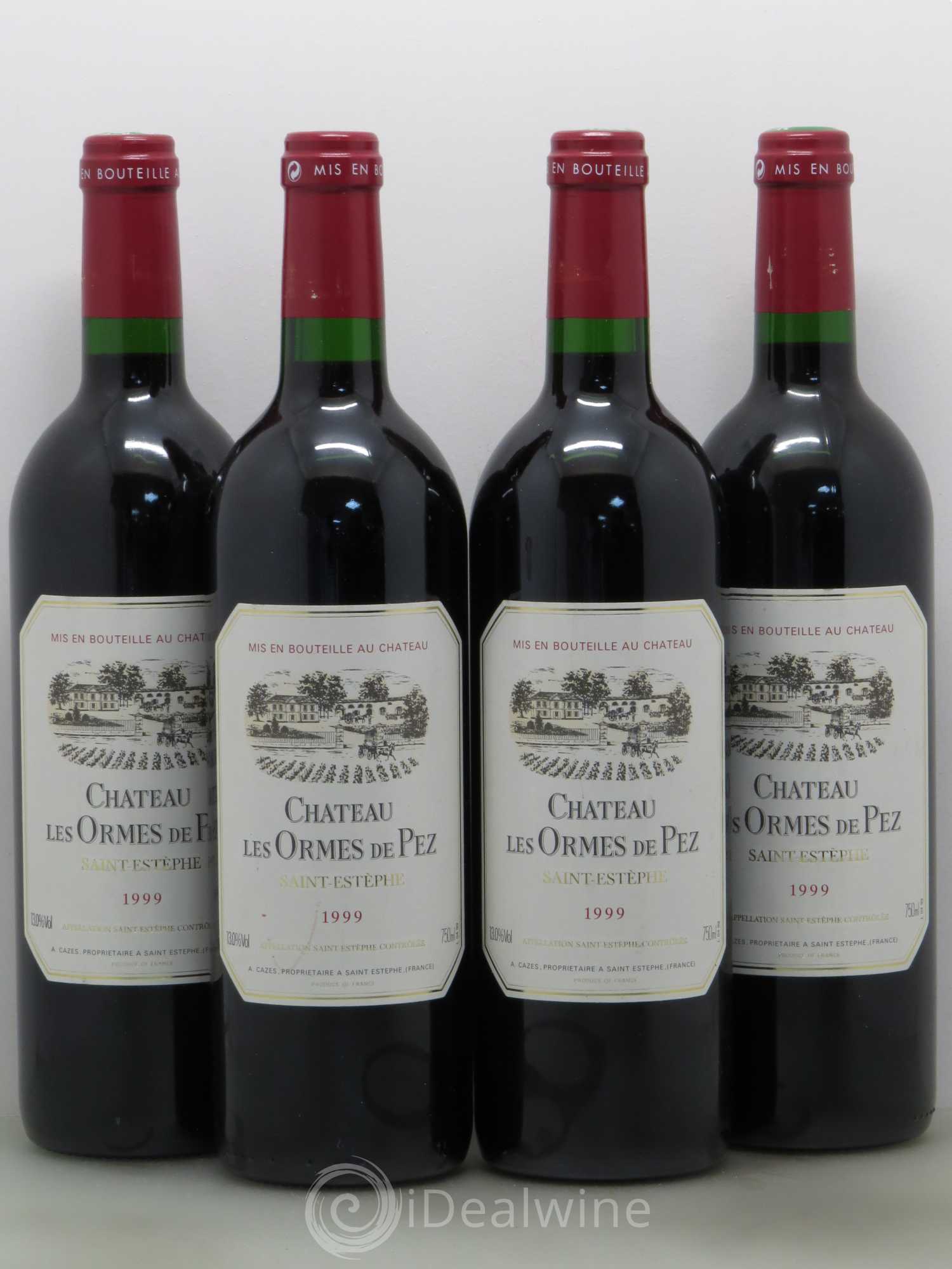 Château les Ormes de Pez 1999 - Lot de 4 bouteilles - 0
