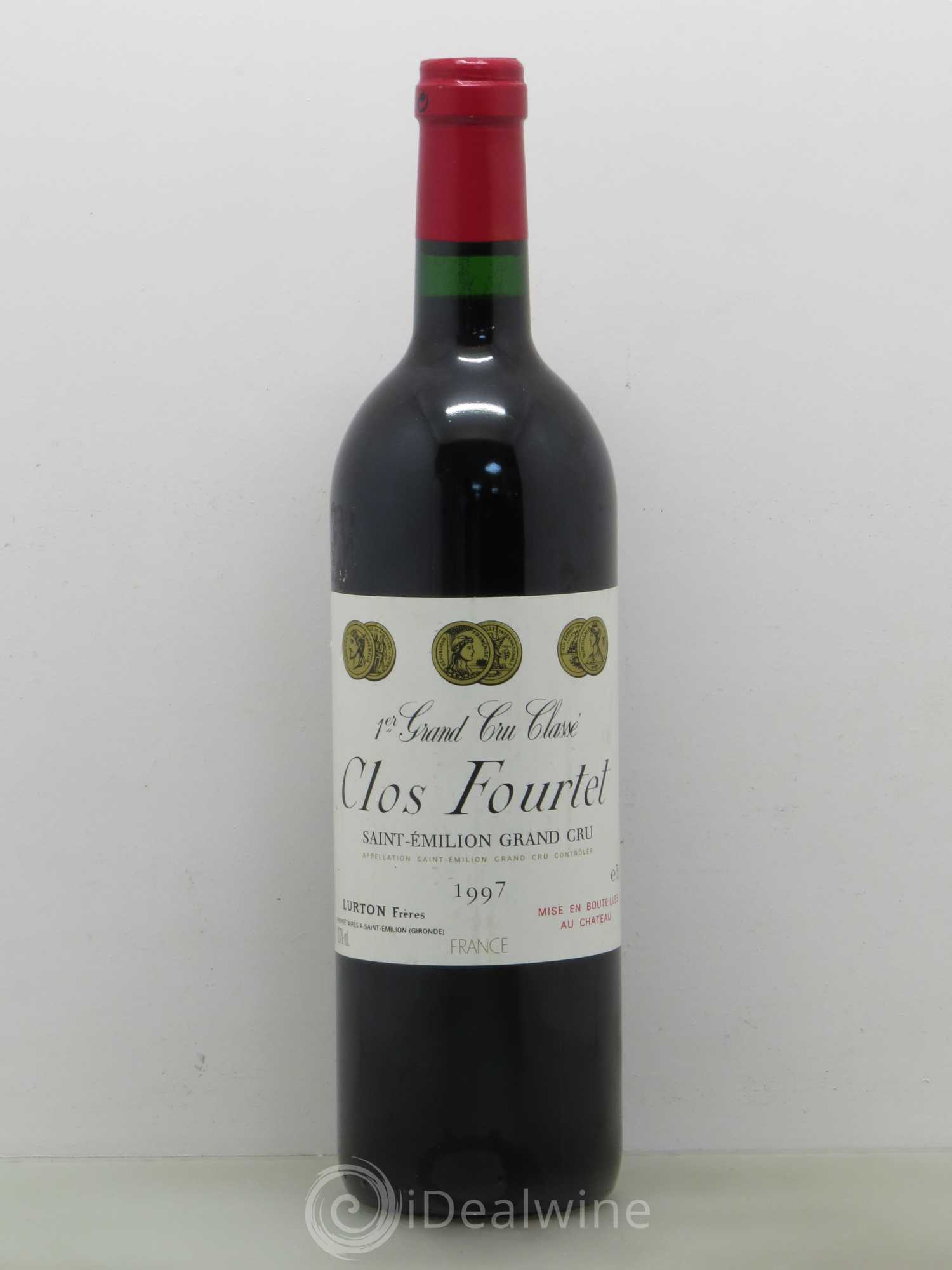 Clos Fourtet 1er Grand Cru Classé B 1997 - Lot de 1 bouteille - 0