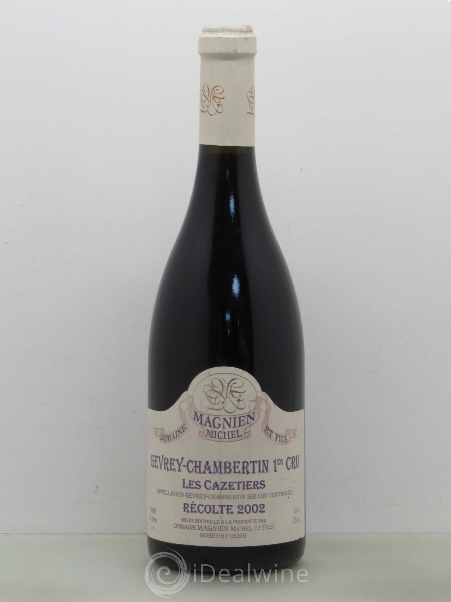 Gevrey-Chambertin 1er Cru Les Cazetiers M.Magnien 2002 - Posten von 1 Flasche - 0
