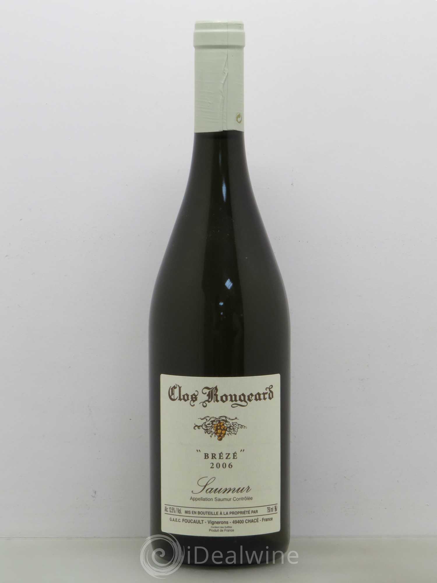 Saumur Brézé Clos Rougeard 2006 - Lot de 1 bouteille - 0