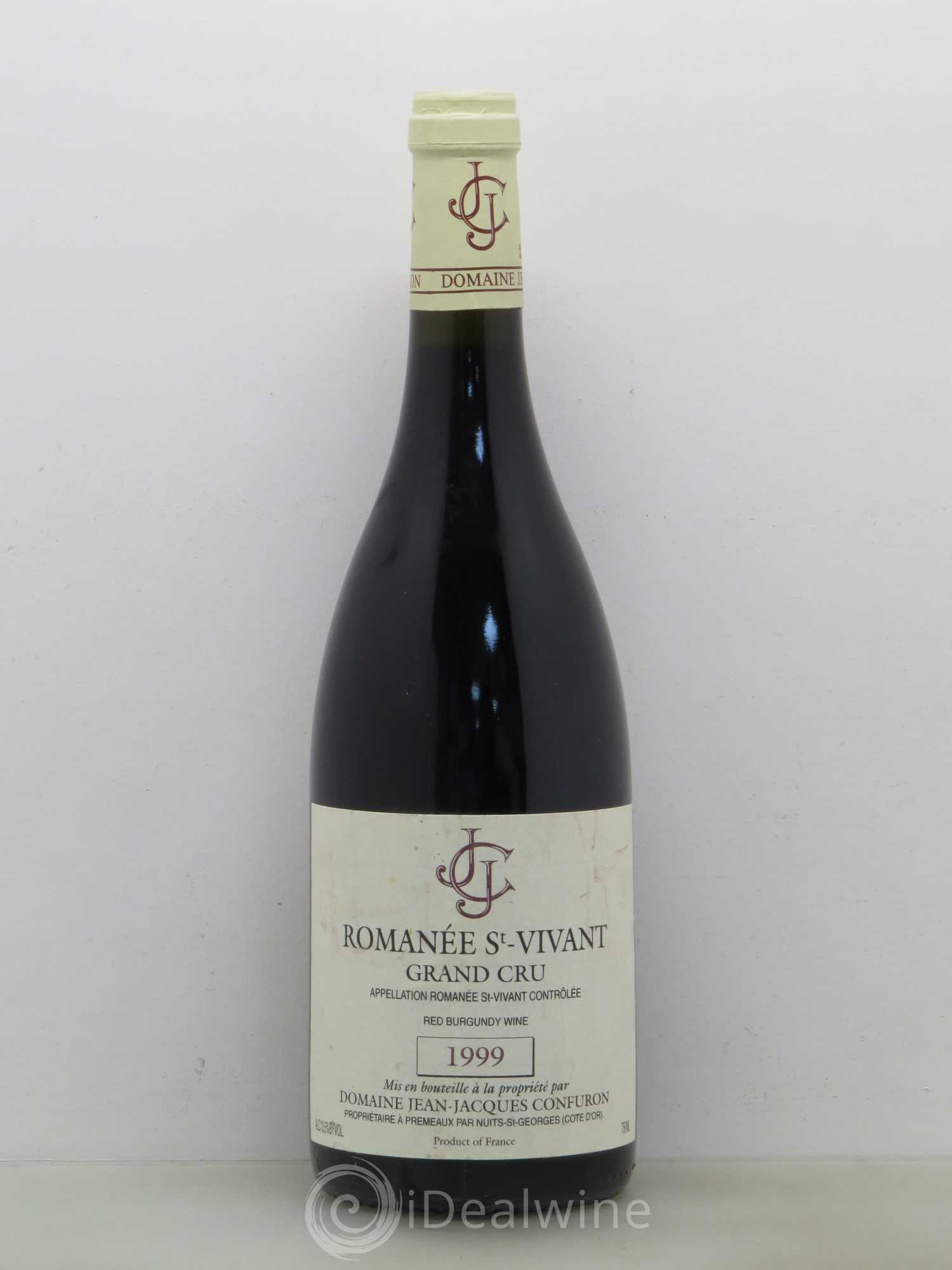 Romanée-Saint-Vivant Grand Cru Jean-Jacques Confuron 1999 - Lot de 1 bouteille - 0