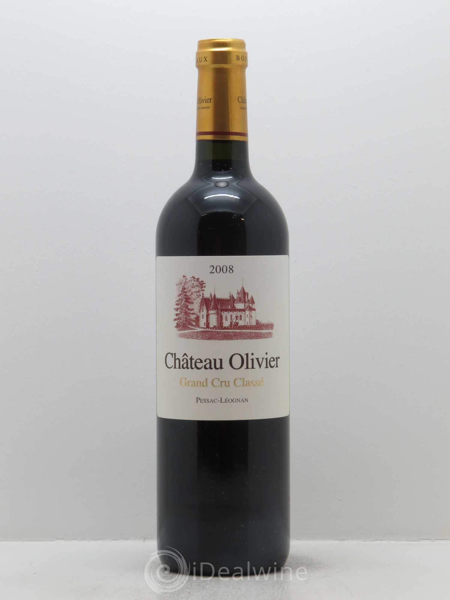 Château Olivier Cru Classé de Graves 2008 - Lot de 1 bouteille - 0