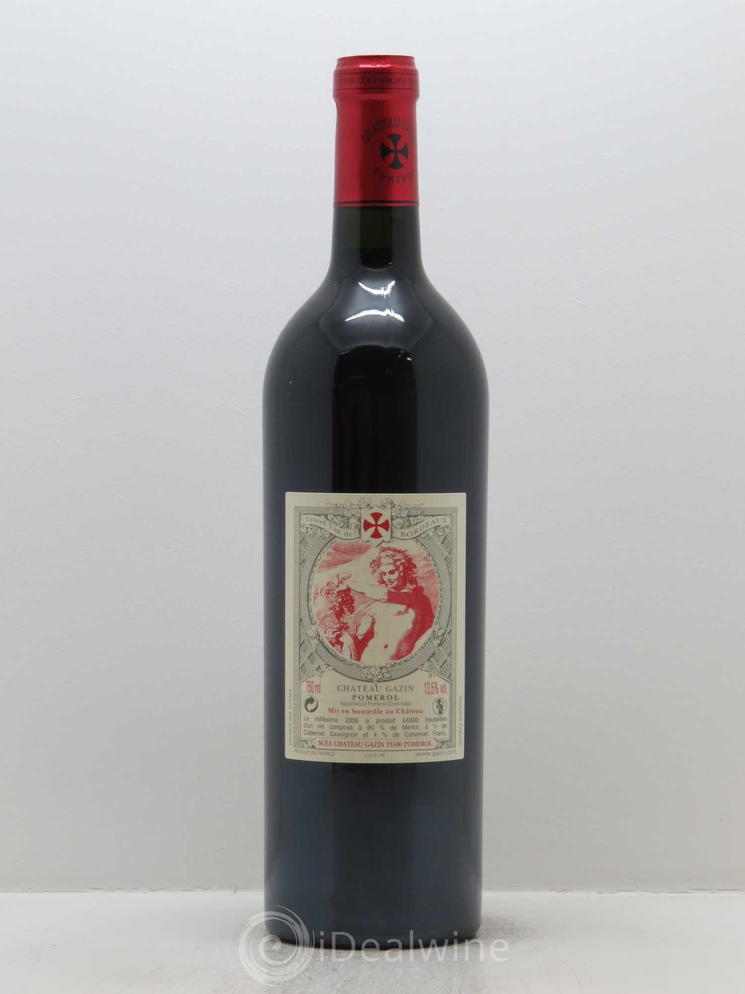 Château Gazin 2006 - Lot de 1 bouteille - 1