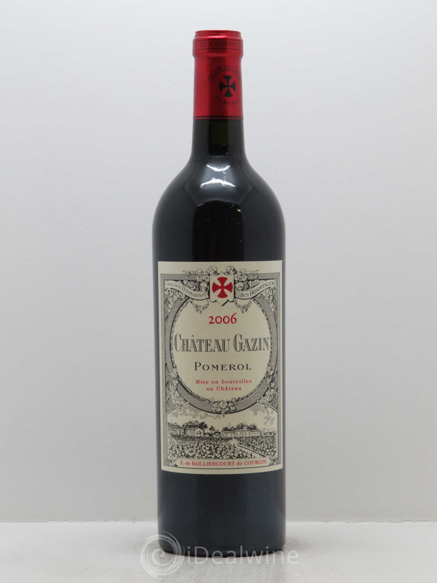 Château Gazin 2006 - Lot de 1 bouteille - 0