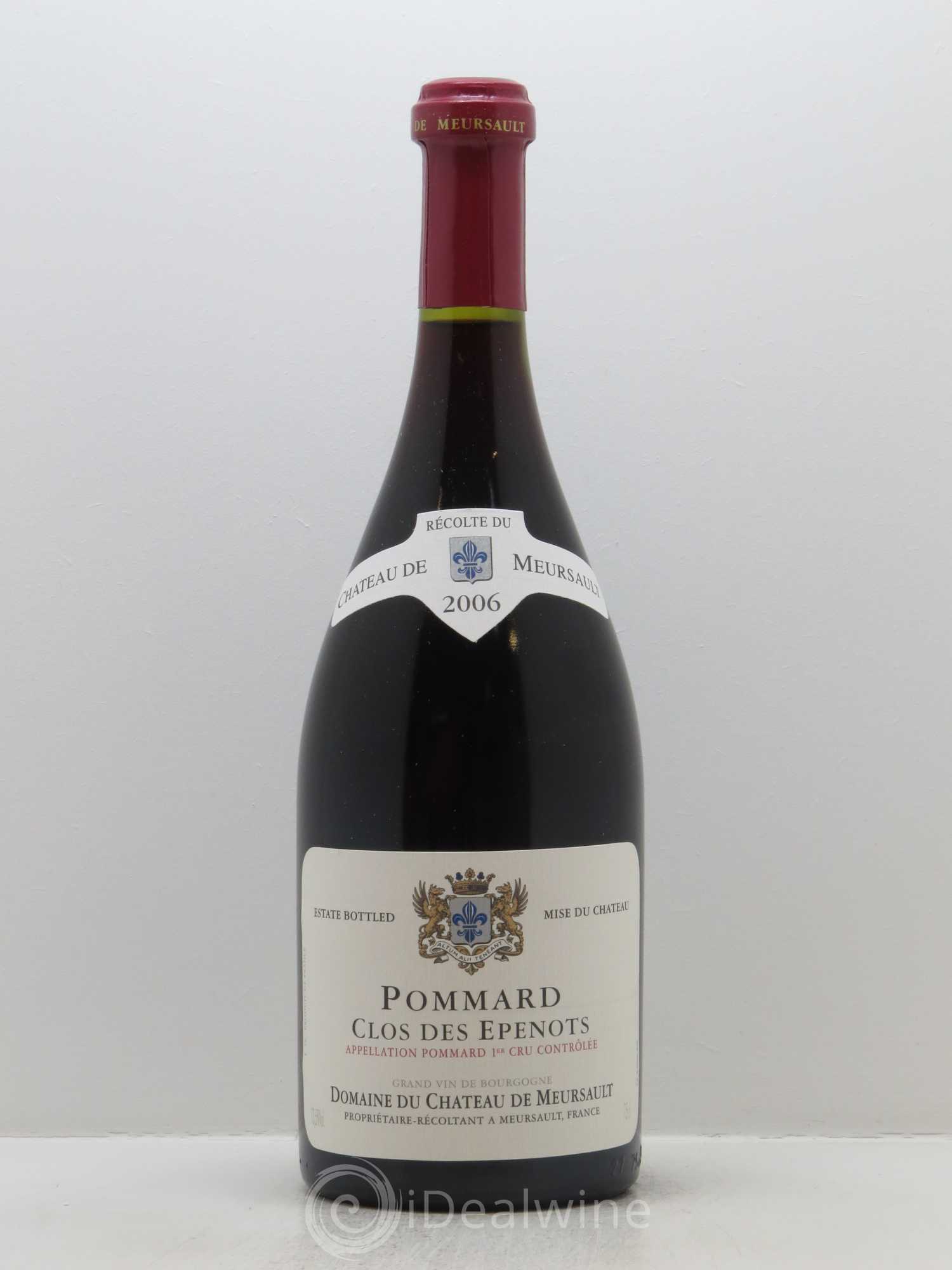 Pommard 1er Cru Clos des Epenots Château de Meursault 2006 - Lot de 1 bouteille - 0